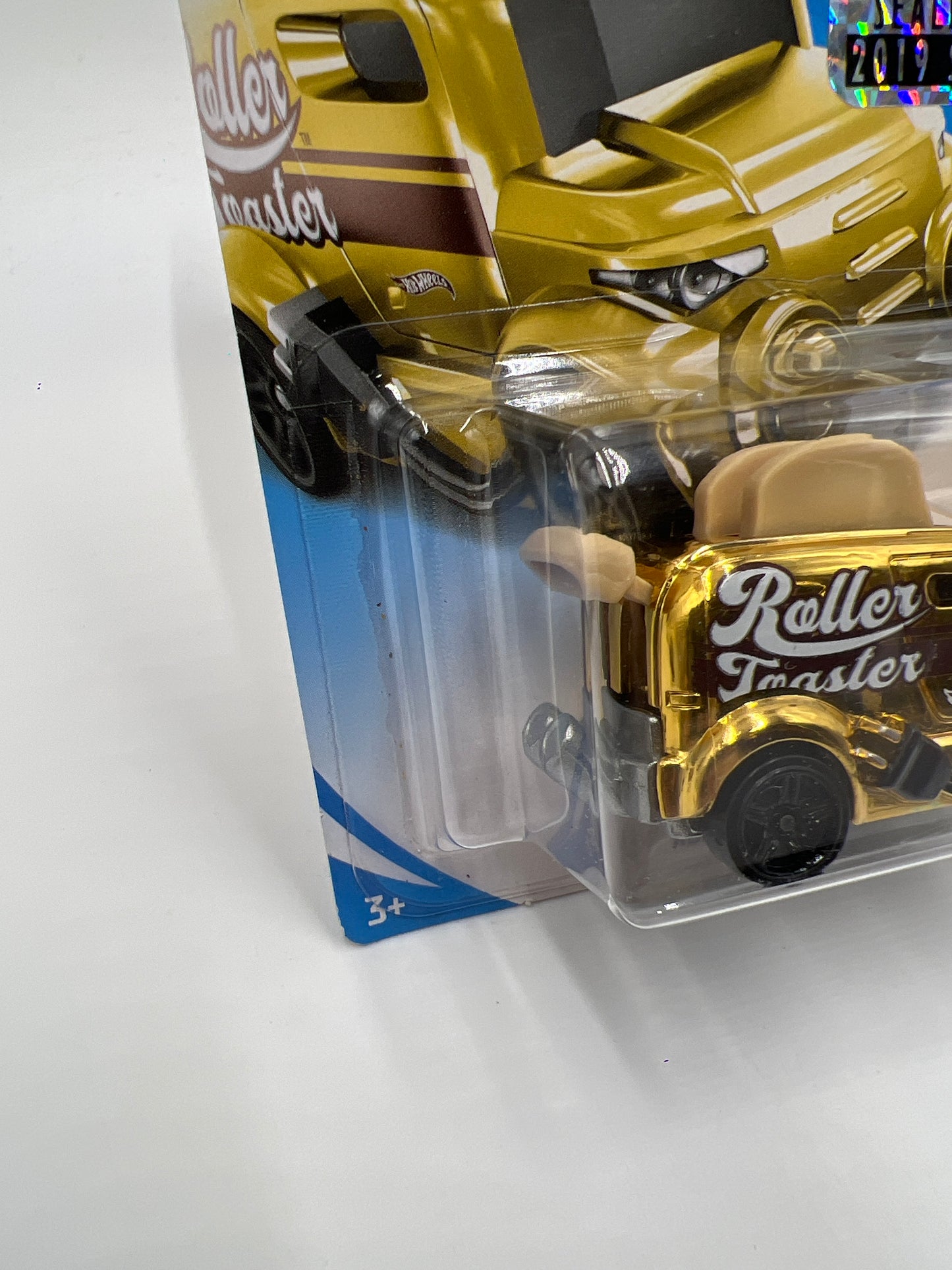 2019 Hot Wheels Experimotors #24 Roller Toaster Gold Chrome Factory Sealed SR