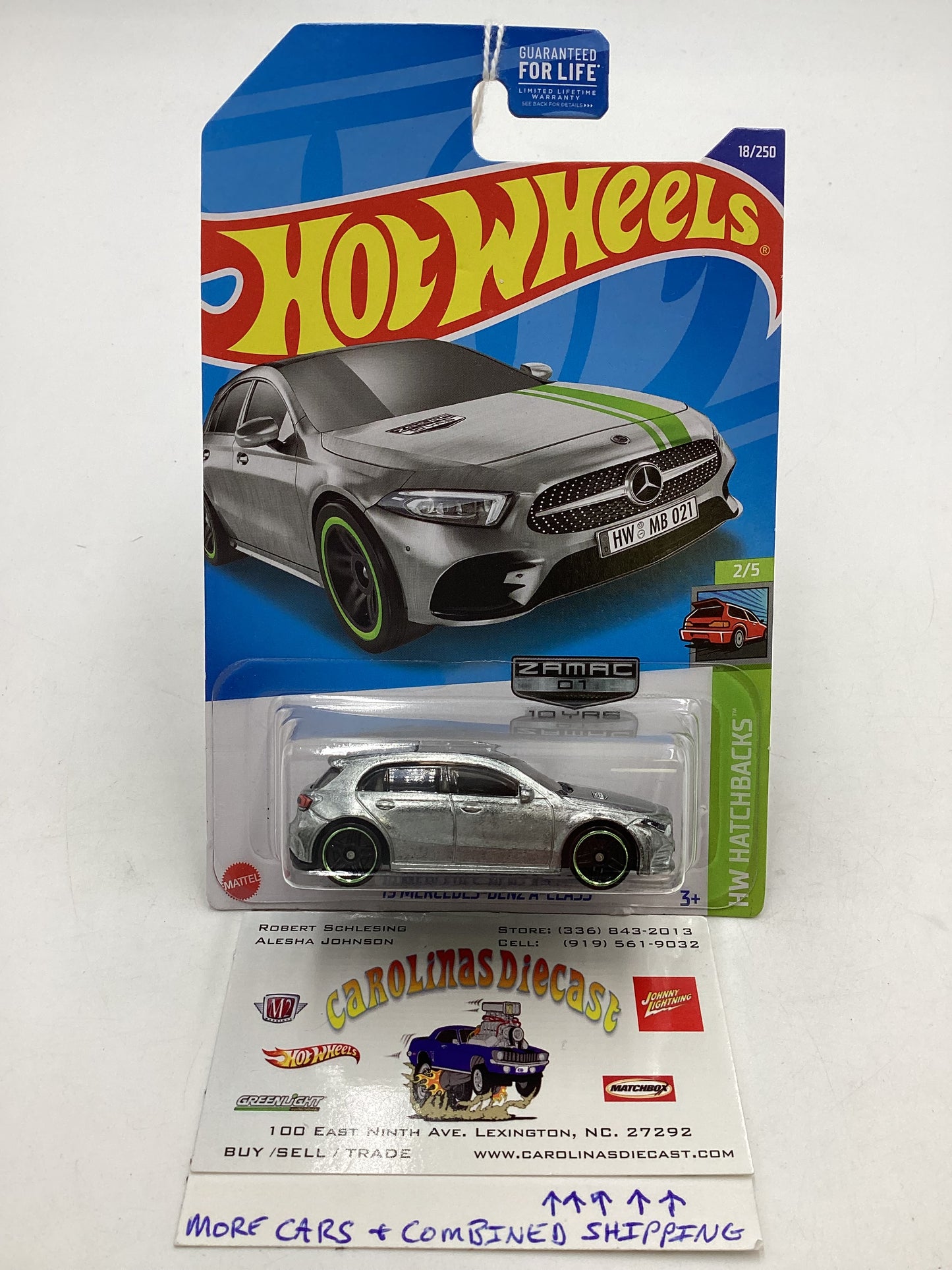 2022 Hot Wheels Zamac #18 ‘19 Mercedes-Benz A-Class 148B