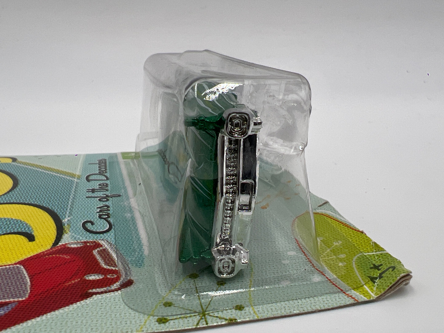 Hot Wheels Cars of the Decades The 50s #9 Custom 59 Cadillac Green Blister Not Perfect 164E