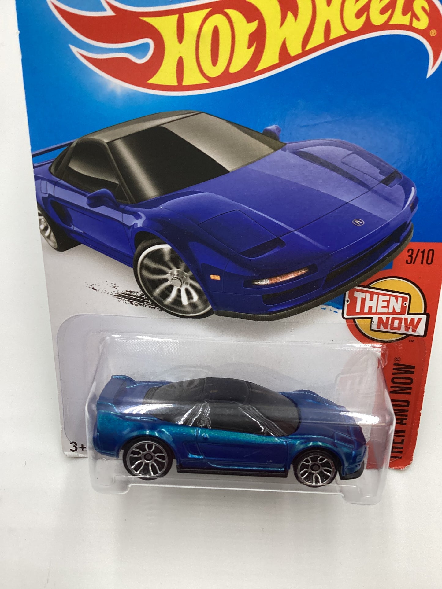 2016 Hot Wheels #103 90 Acura NSX Blue 105H