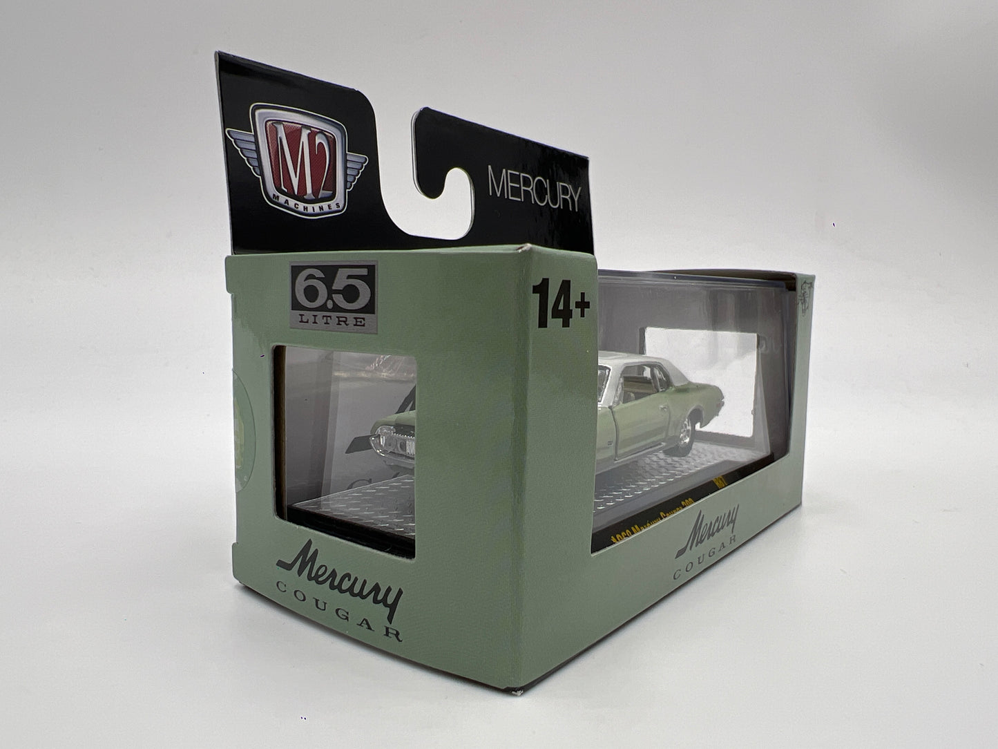 2025 M2 Machines Detroit Muscle 1968 Mercury Cougar 390 Green R87