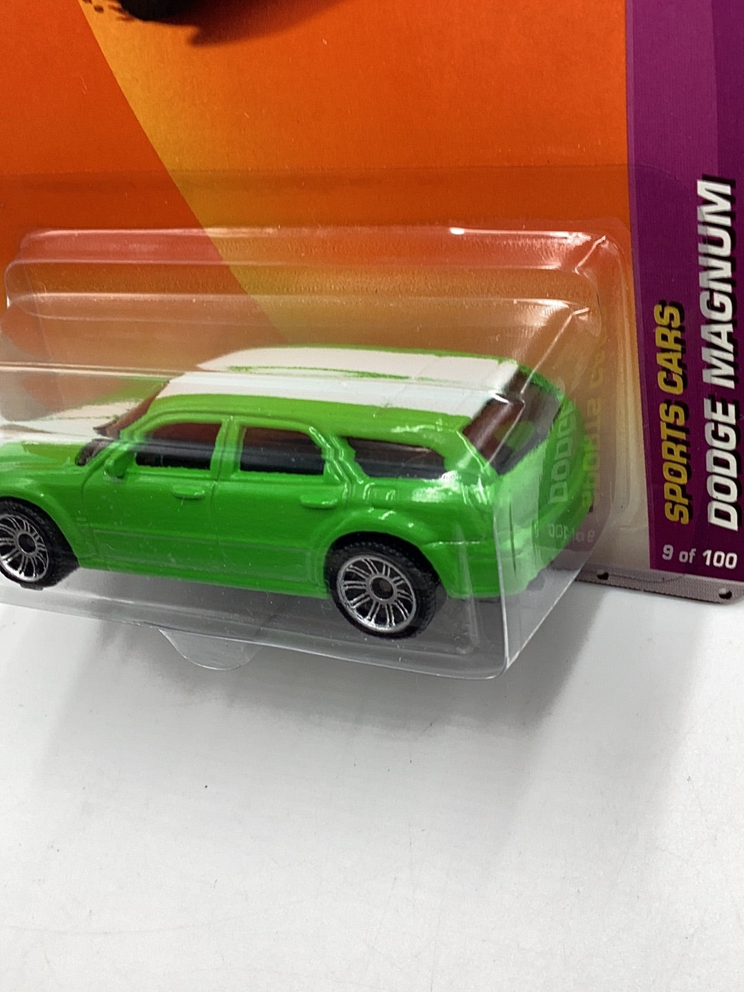 Matchbox 2010 #9 Dodge Magnum green 57A