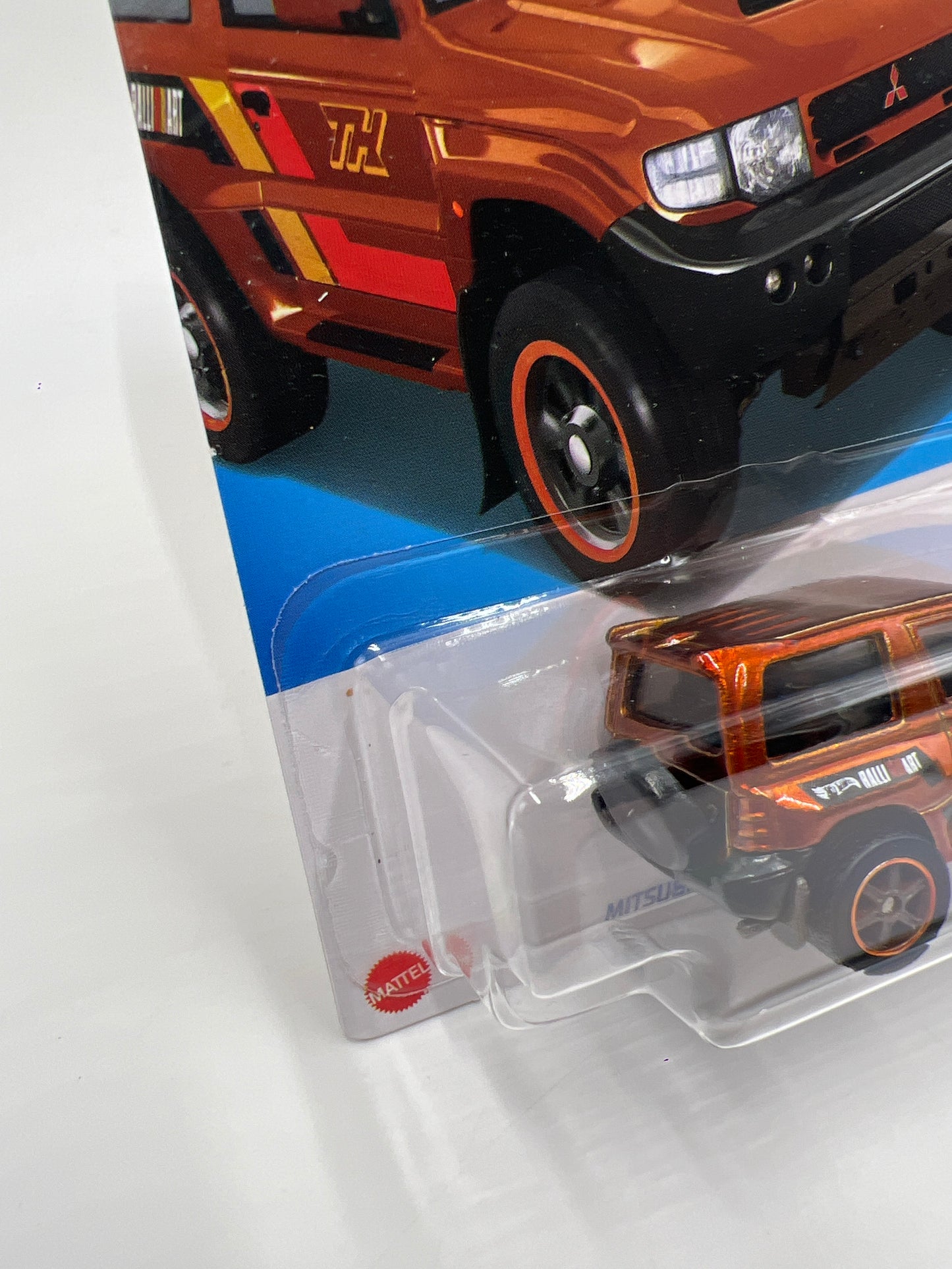 2024 Hot Wheels Super Treasure Hunt #169 Mitsubishi Pajero Evolution Orange W/Protector