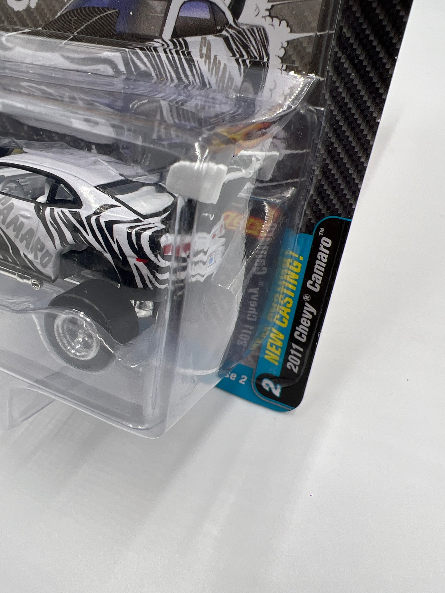 Johnny Lightning Street Freaks Zingers Release 2 Version B 2011 Chevy Camaro Wild Cat White/Black 228G