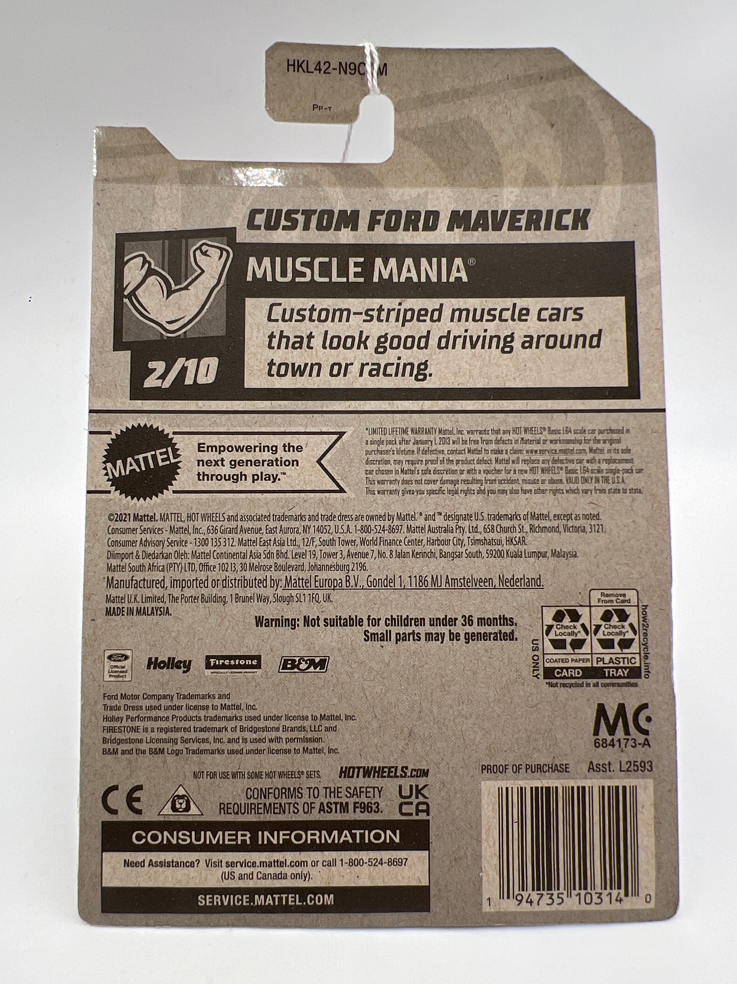 Hot Wheels Dollar General Exclusive #99 Custom Ford Maverick Blue 239C