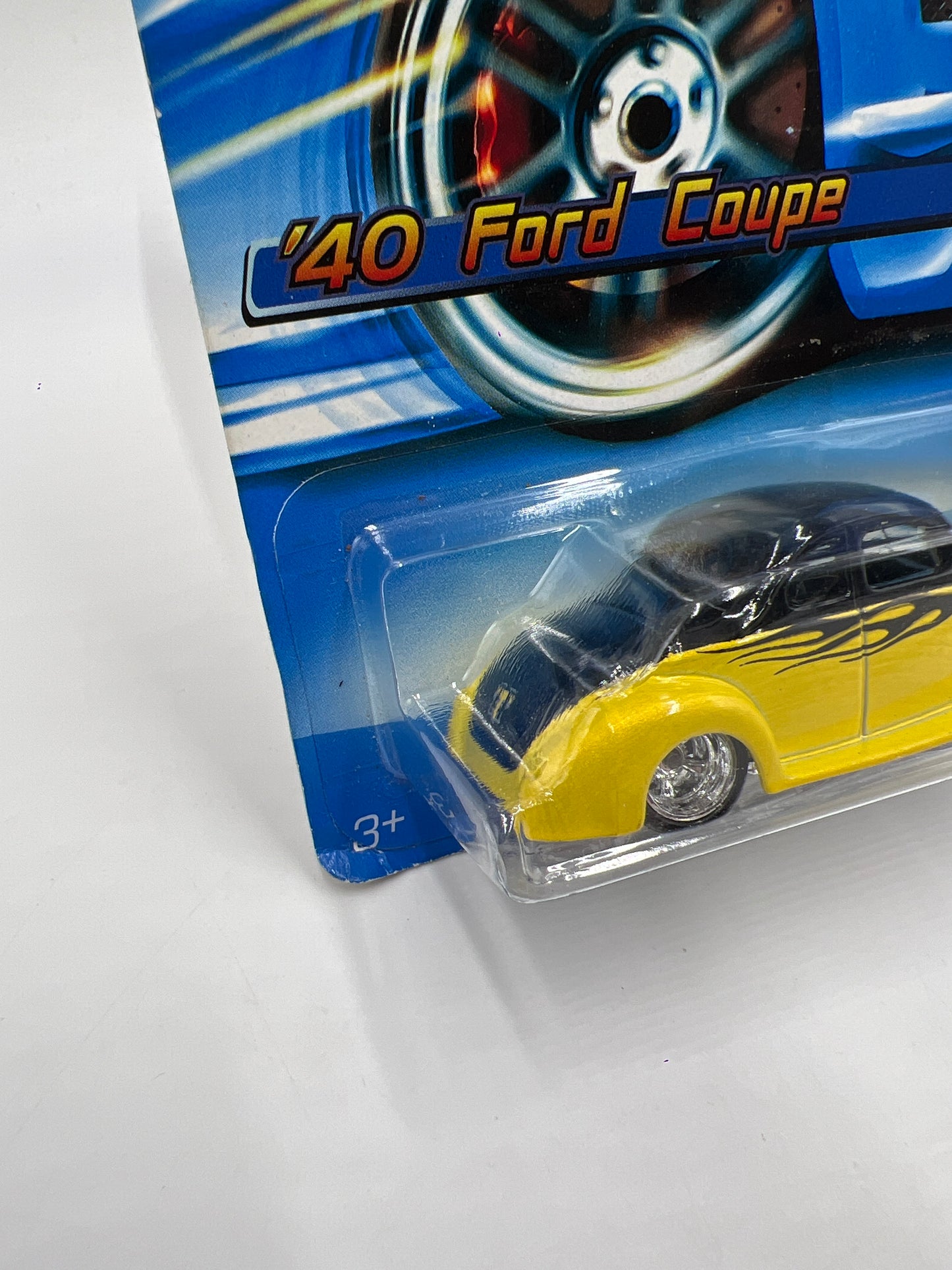 2006 Hot Wheels T-Hunt Series #40 40 Ford Coupe Yellow/Black W/Real Riders