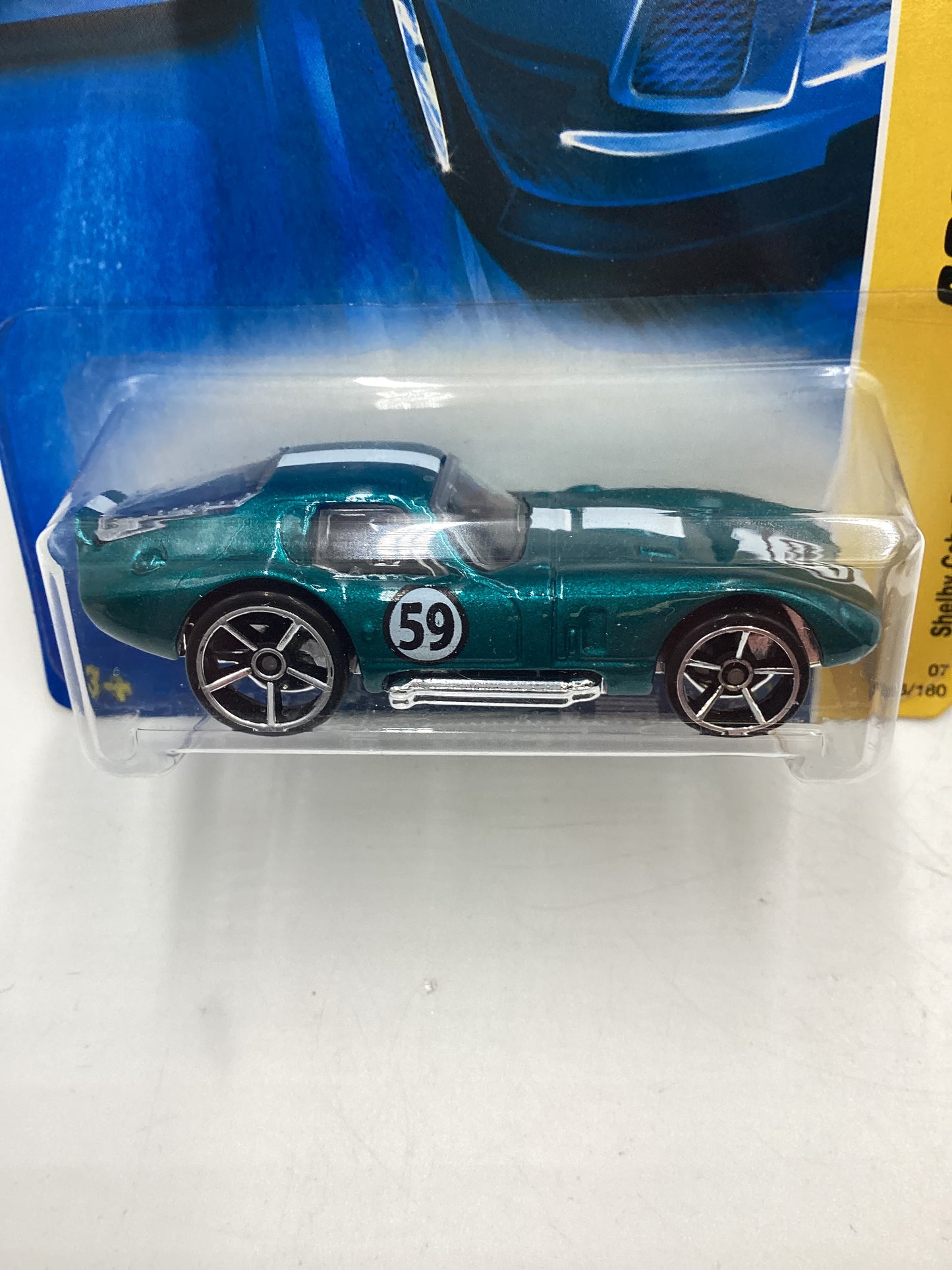 2007 Hot Wheels New Models #6 Shelby Cobra Daytona Coupe Teal 21A