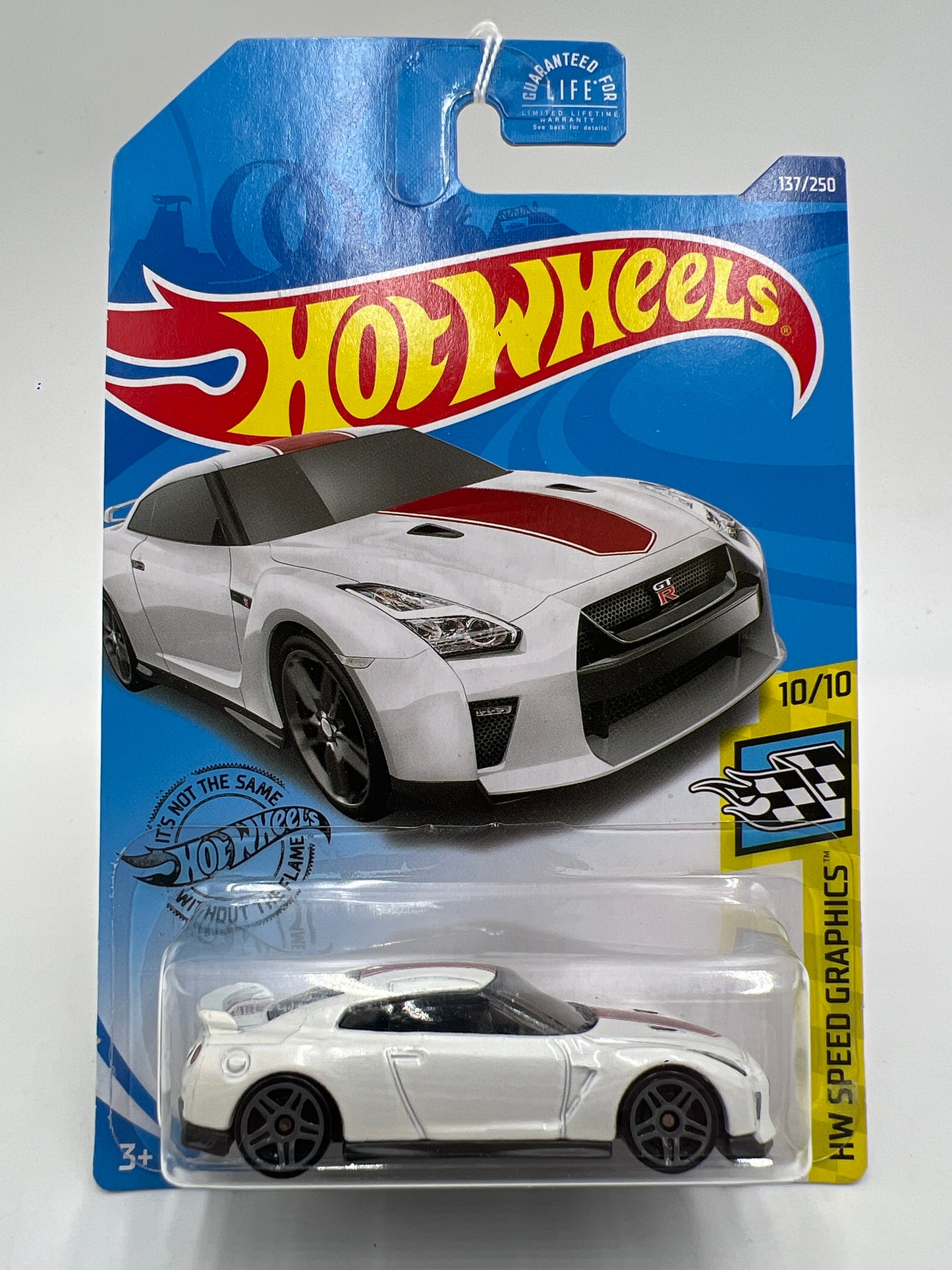 2020 Hot Wheels #137 17 Nissan GT-R R35 50th Anniversary Version White 82E