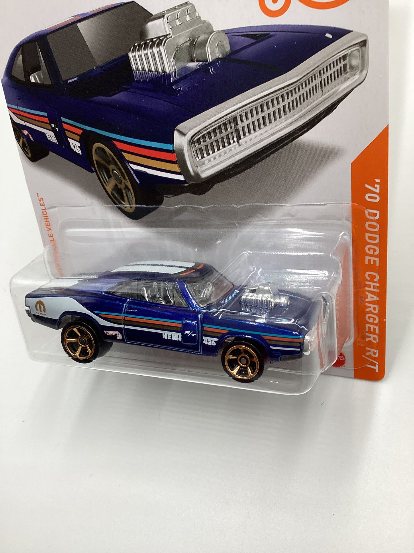 2020 Hot Wheels iD Series Chase #8 70 Dodge Charger R/T Blue 160D