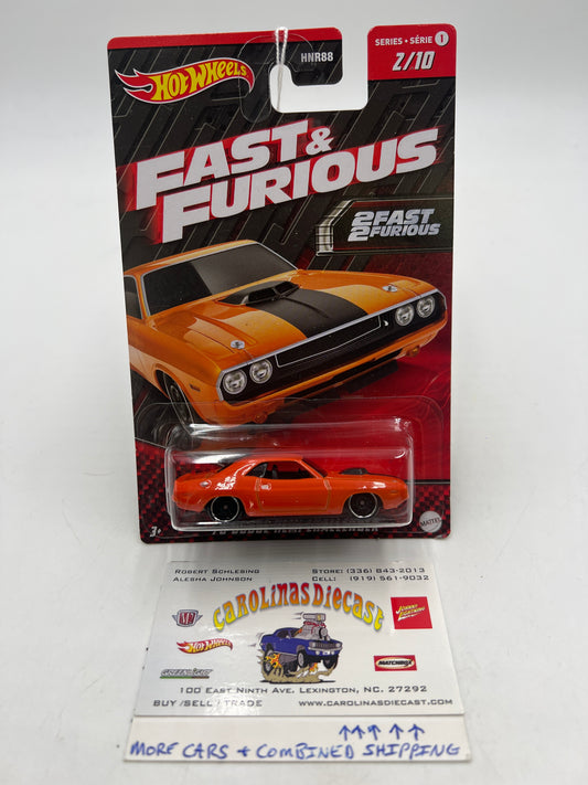 2023 Hot Wheels Fast and Furious #2 70 Dodge Hemi Challenger 70B