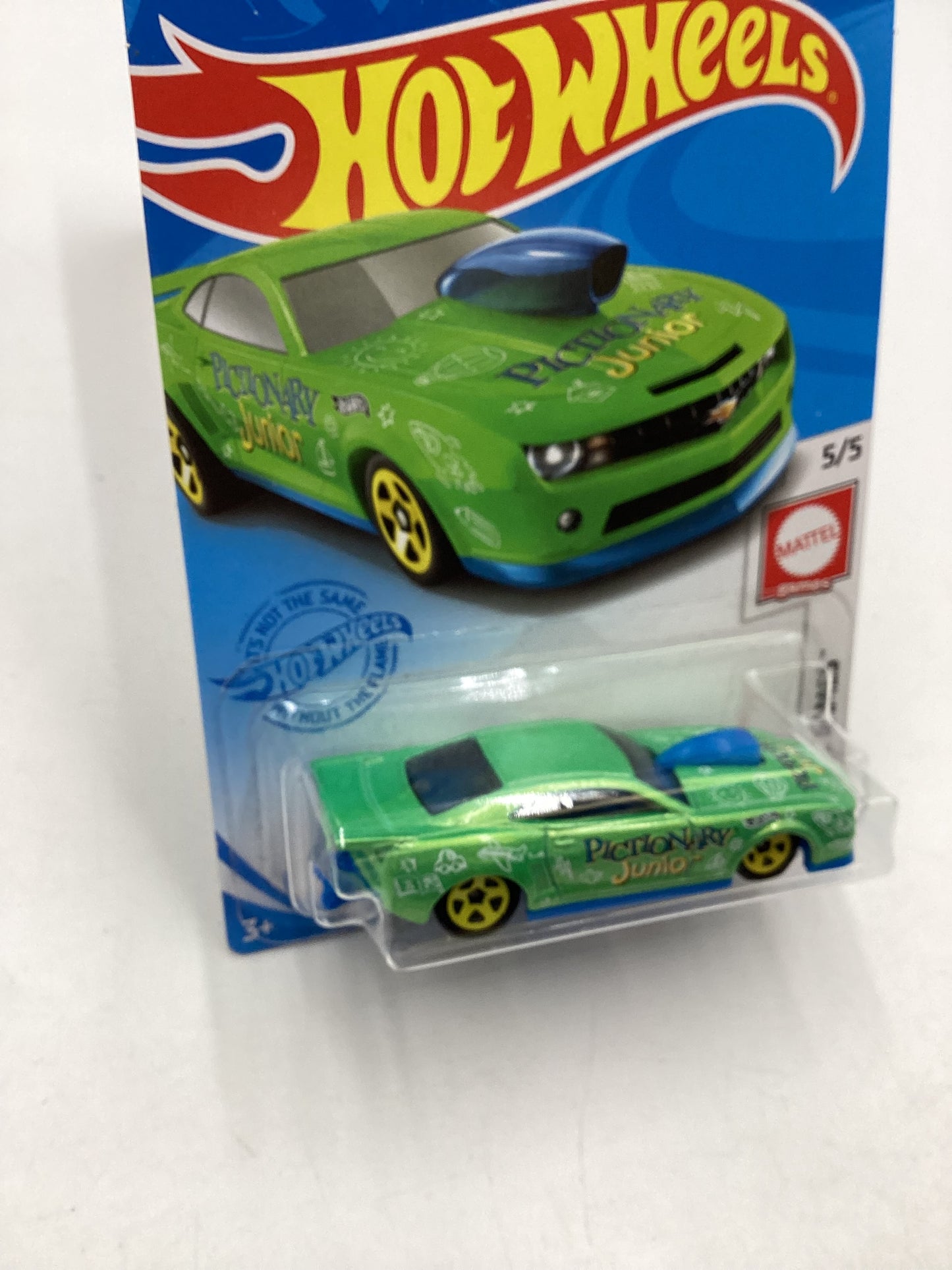 2021 Hot wheels #149 Kroger Exclusive Pictionary Green 10 Pro Stock Camaro 235E