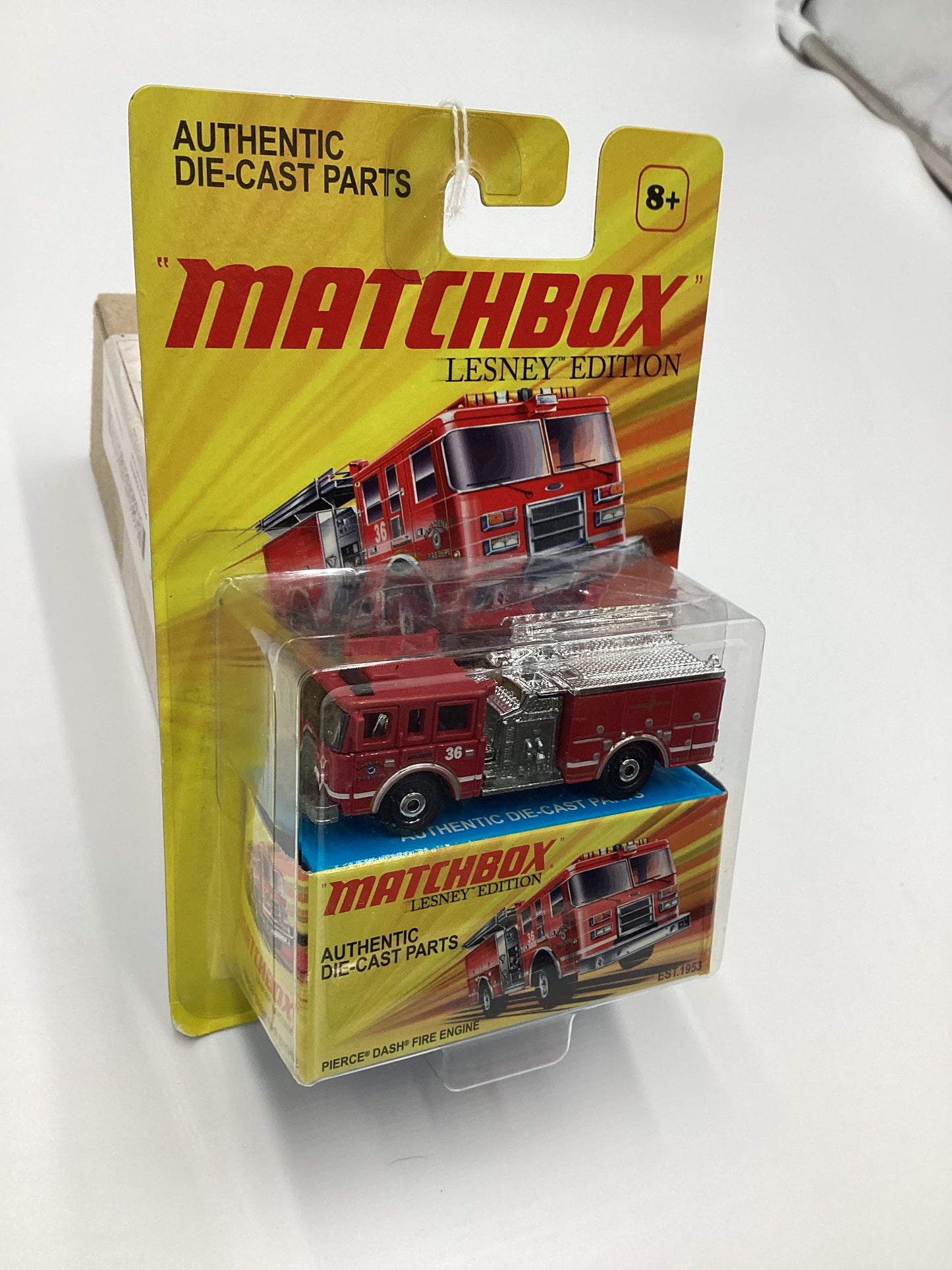 2011 Matchbox Lesley Edition Pasadena Ford E-350 Ambulance Red