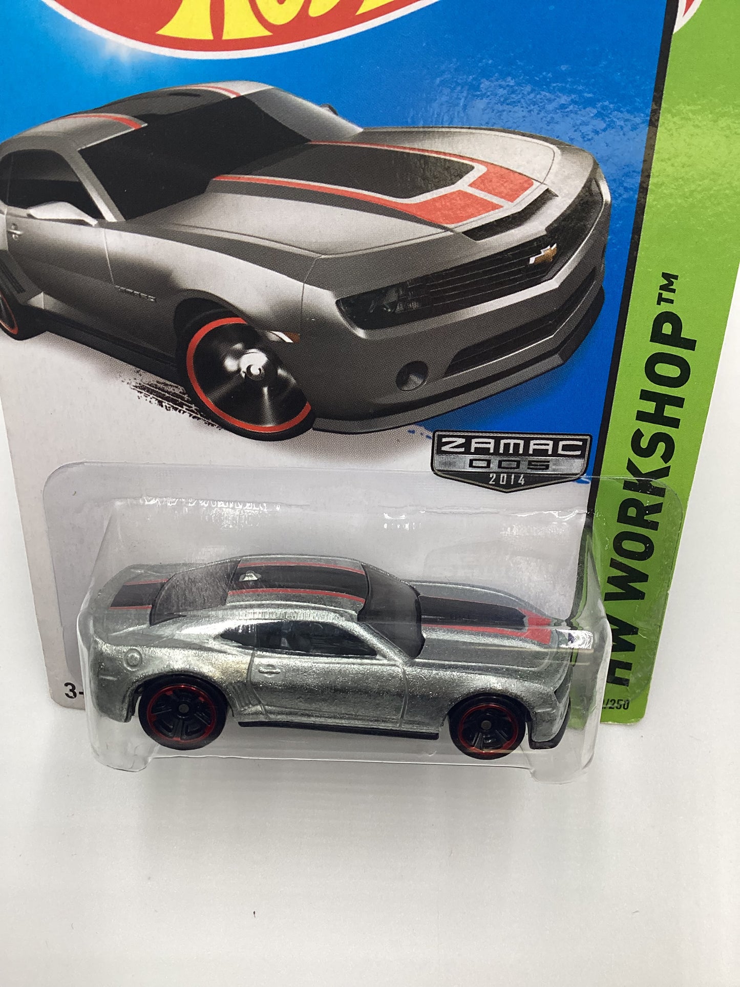 2014 Hot Wheels Zamac 005 #202 2013 Hot Wheels Chevy Camaro Special Edition Vein on Top 143C