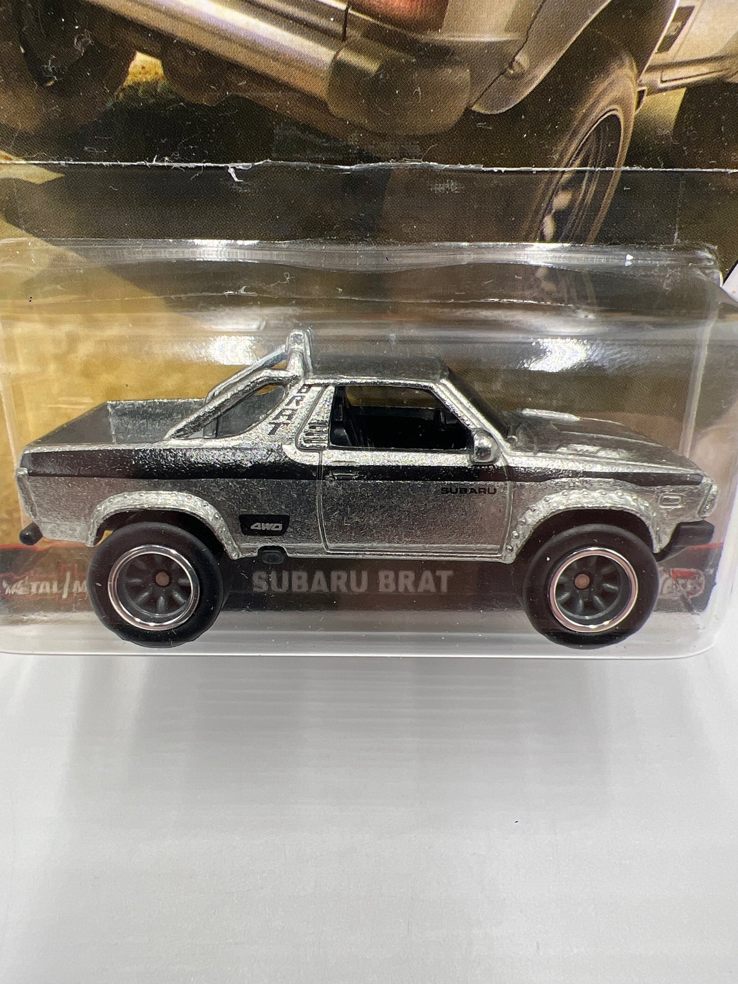 Hot Wheels Car Culture Trucks #3 Subaru Brat Raw Metal Silver 245H