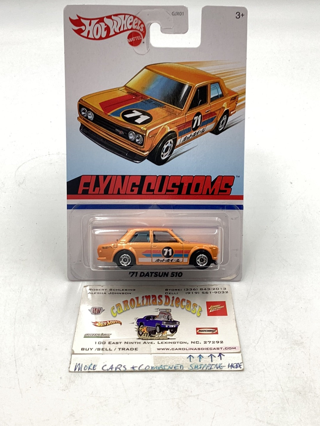 Hot wheels flying customs 71 Datsun 510