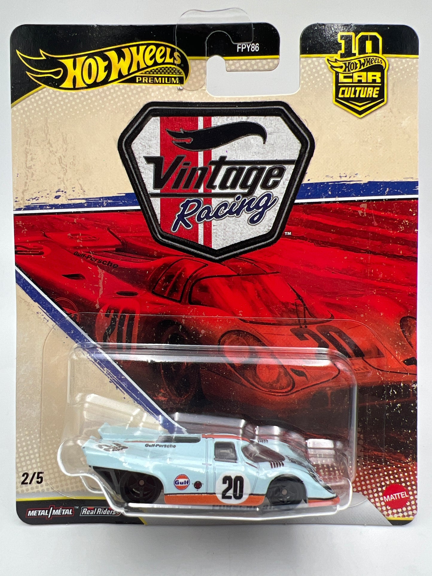 2026 Hot Wheels Car Culture Premium Vintage Racing Complete Set Of 5