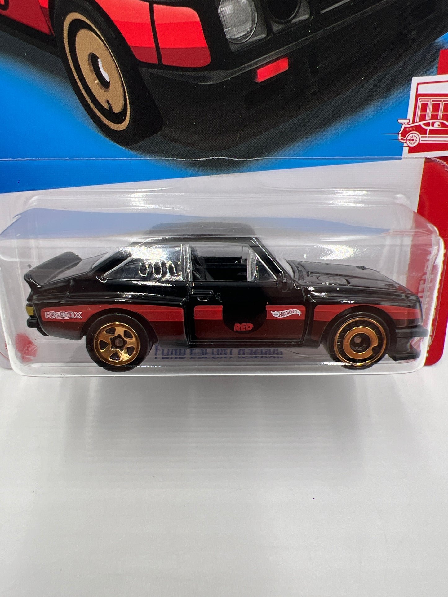 2023 Hot Wheels Target Exclusive Red Edition #4 Ford Escort RS2000 Black 146H