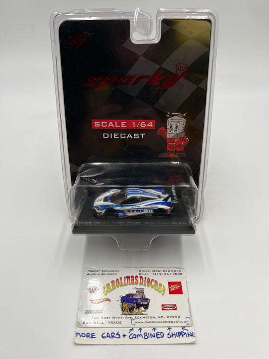 Sparky Scale 1/64 Diecast Suzuka 10H 2019 Planex Smacam Racing McLaren 720s GT3 Cracked Blister