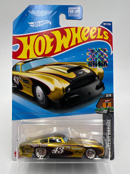 2025 Hot Wheels Factory Sealed Super Treasure Hunt #107 Aston Martin DB4GT High-Speed Edition Gold W/Protector