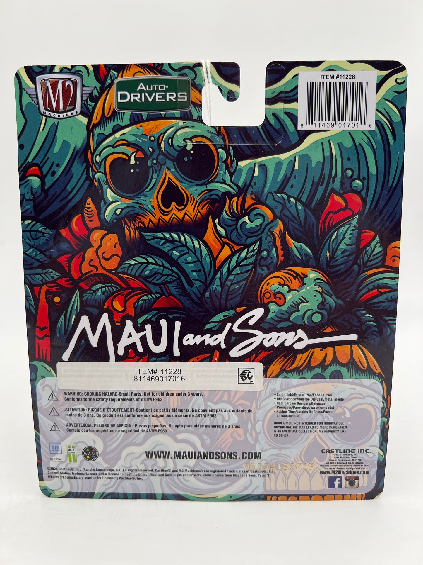 M2 Machines Auto-Drivers CHASE Maui And Sons 1958 Chevrolet Apache Stepside R112