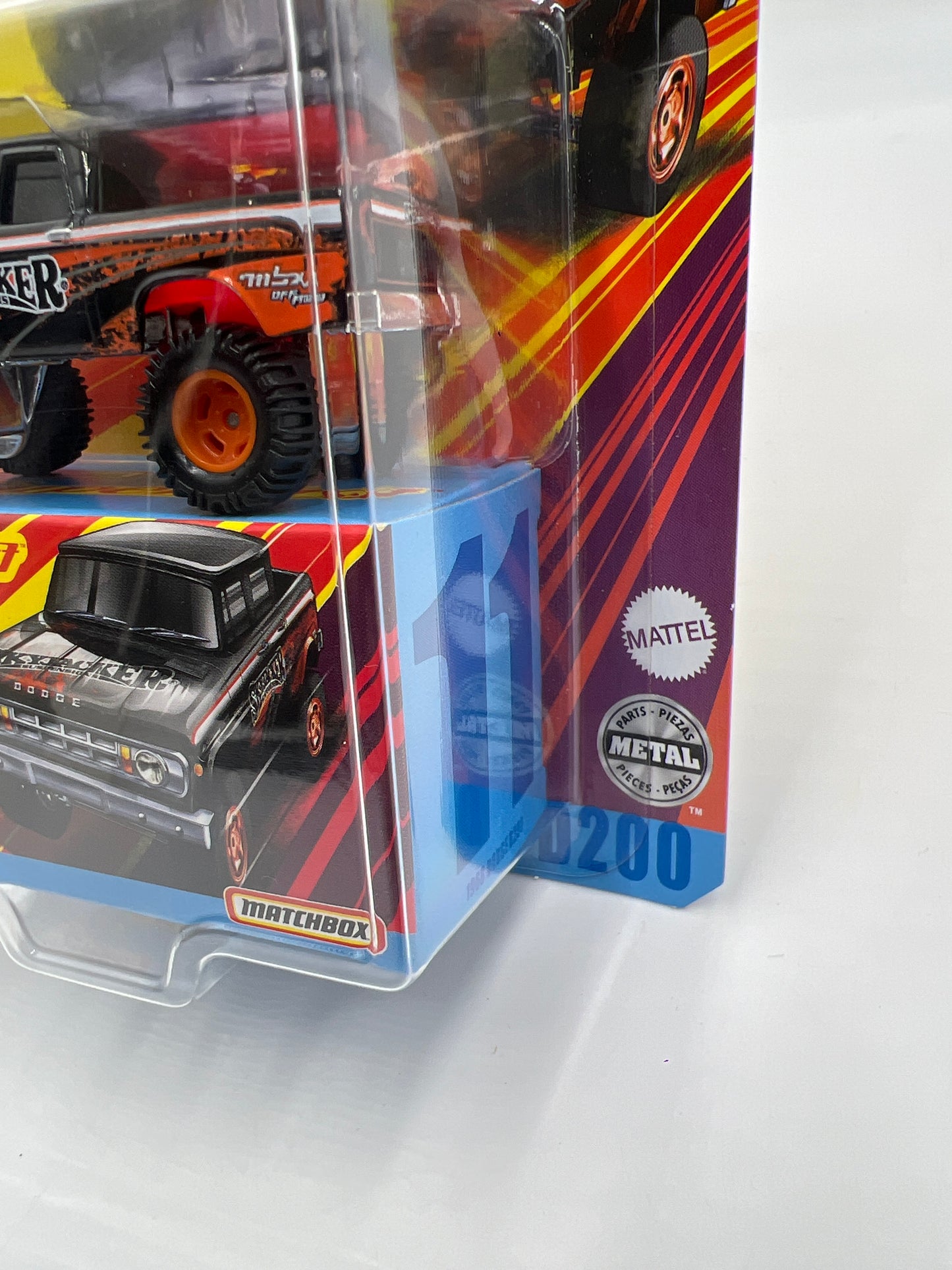 Matchbox Superfast #11 1968 Dodge D200 Black 169B