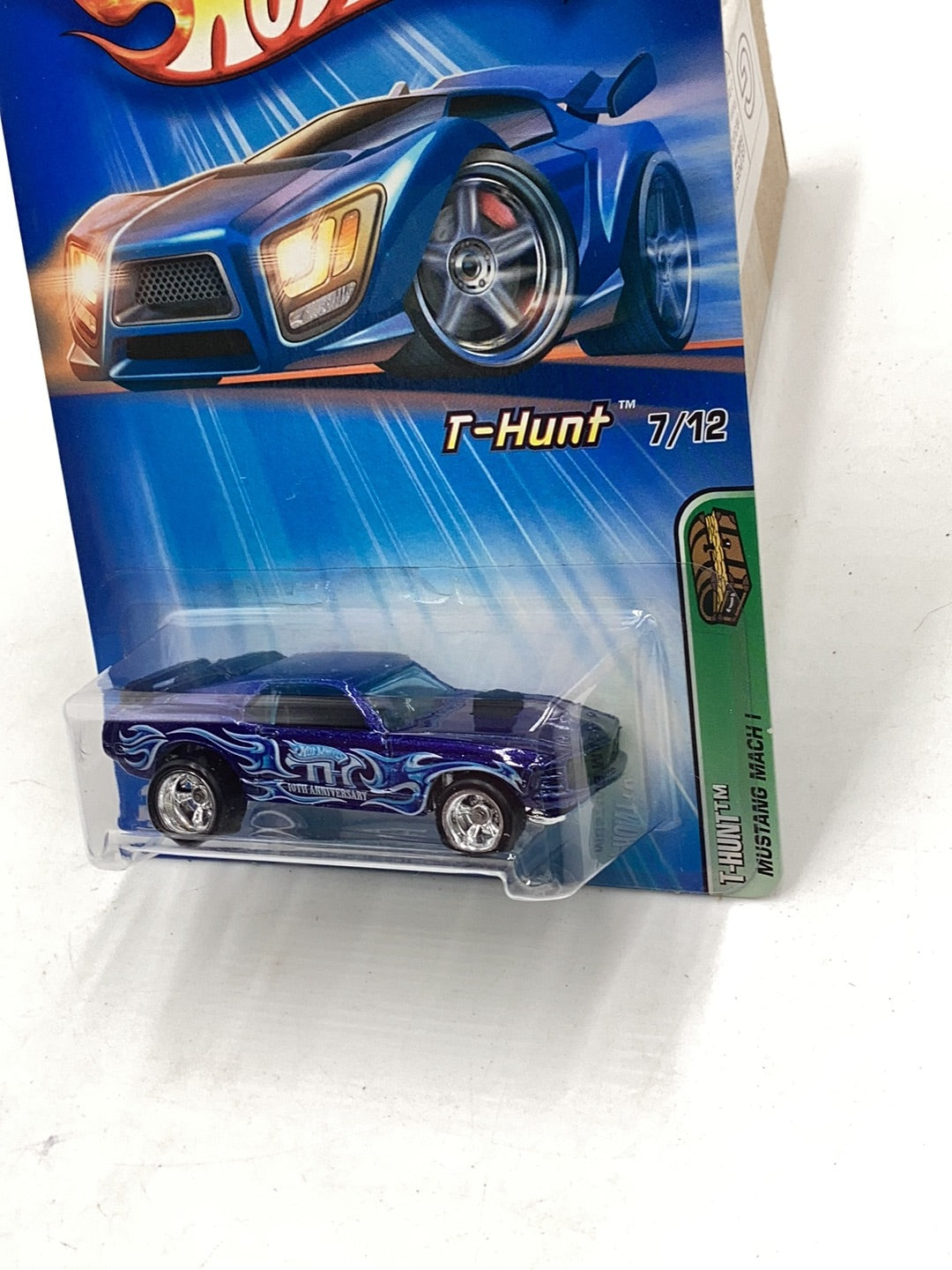 2005 Hot Wheels #127 7/12 Treasure Hunt Mustang Mach 1 W/protector