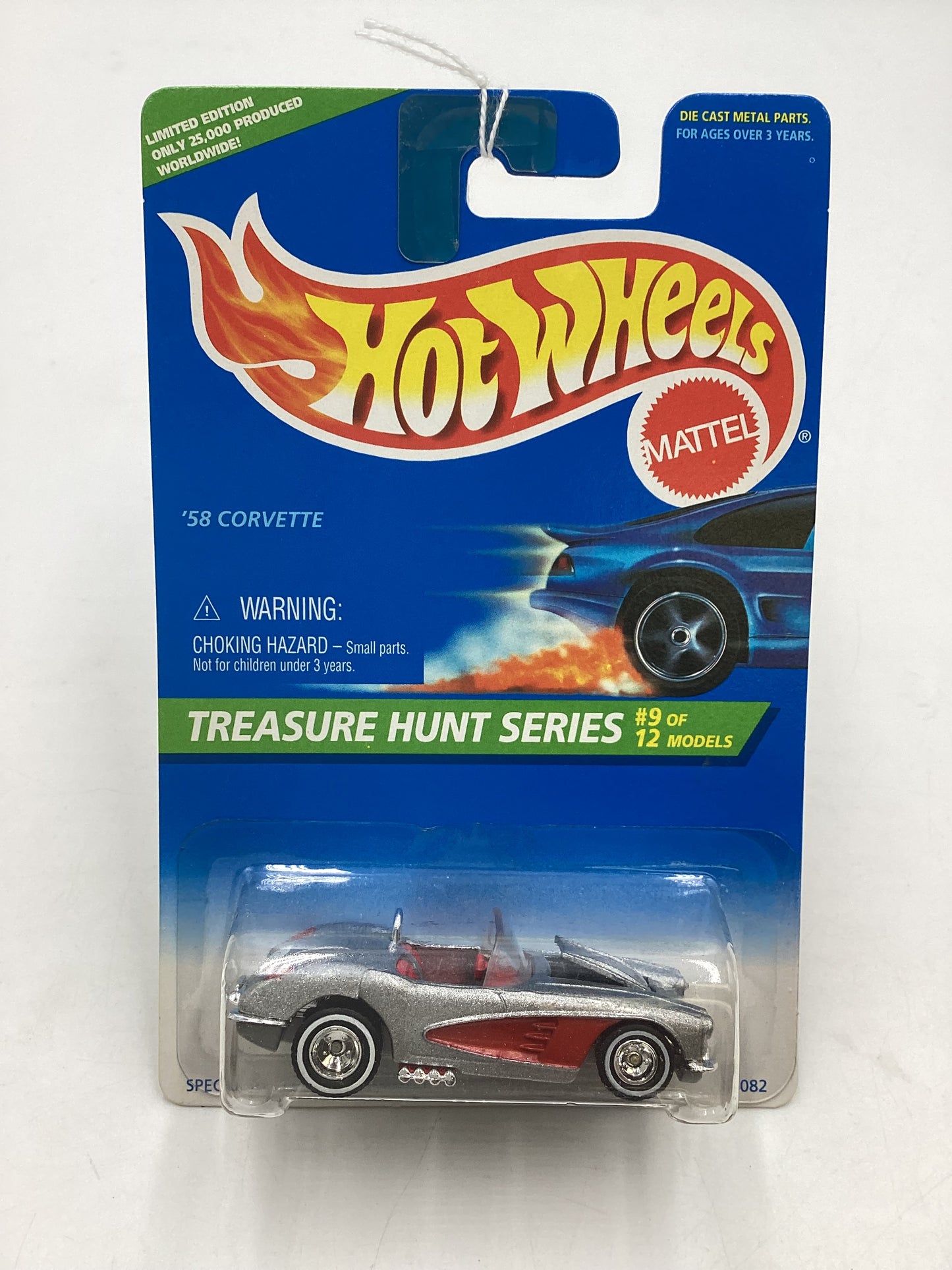 1996 Hot Wheels Treasure Hunt 9/12 58 Corvette #436 274E