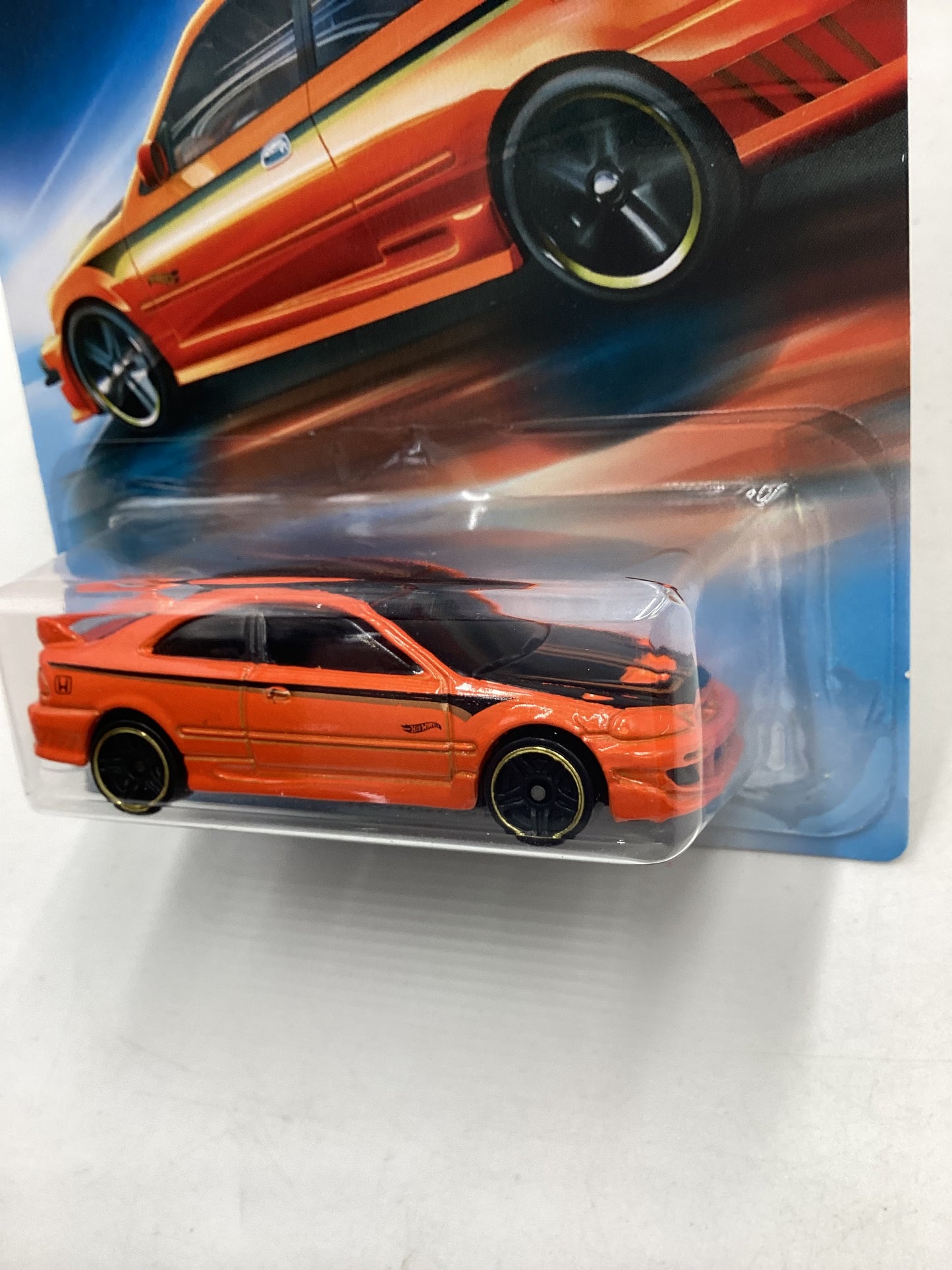 2018 HW Honda Series #3 Honda Civic SI Orange