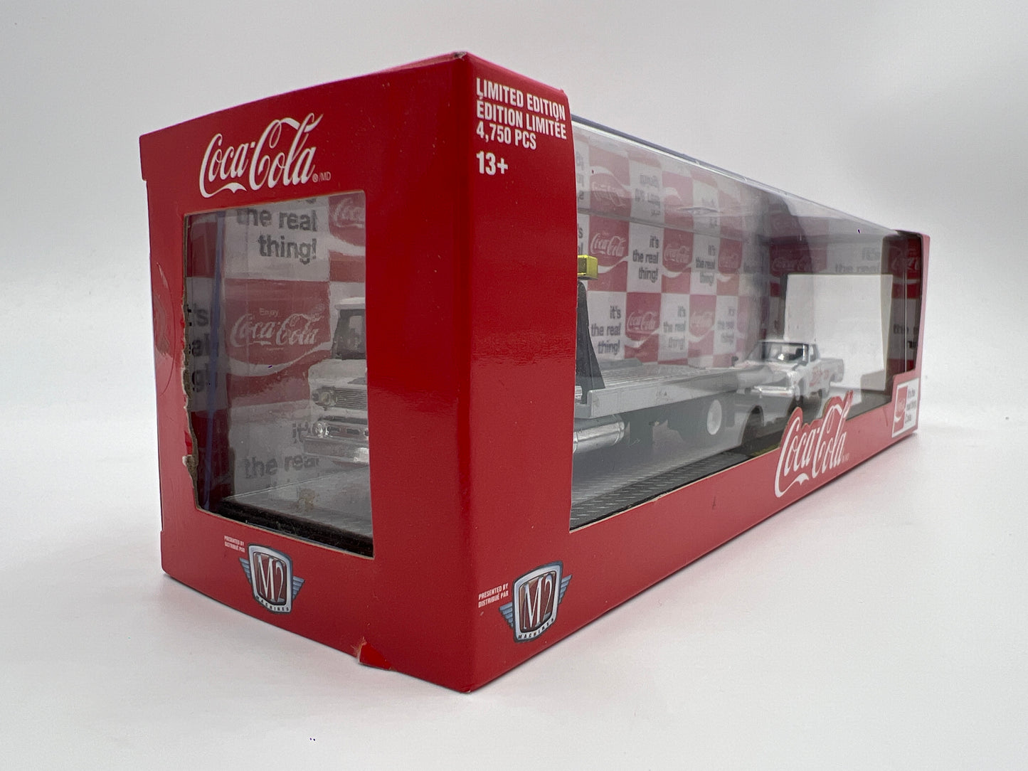 M2 Machines Auto Haulers Coca Cola 1957 Mack Model N & 1978 Datsun Truck TW02