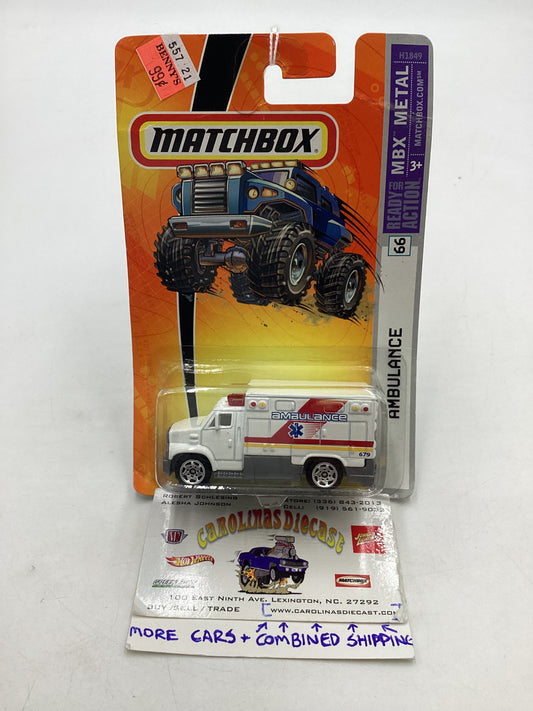 Matchbox MBX Metal #66 Ambulance 206C