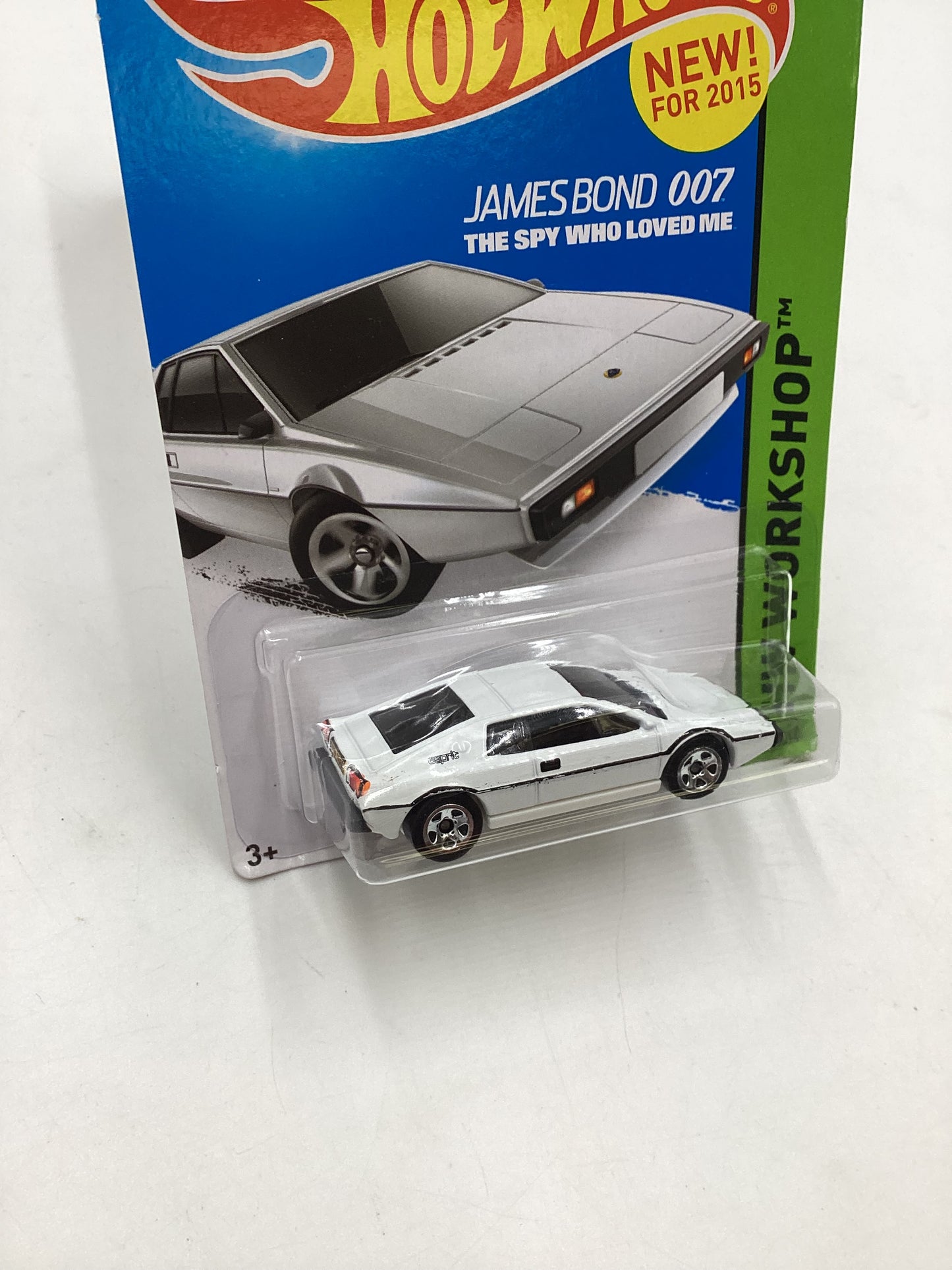 2015 Hot Wheels Workshop #219 Lotus Esprit S1 White 62C