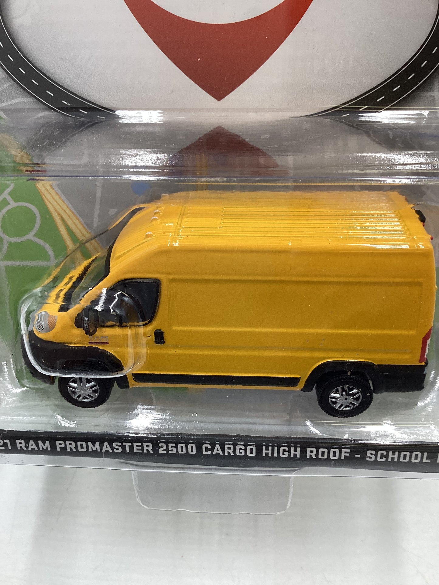 Greenlight Route Runners Series 4 2021 Ram Promaster 2500 Cargo High Roof School Bus 177B