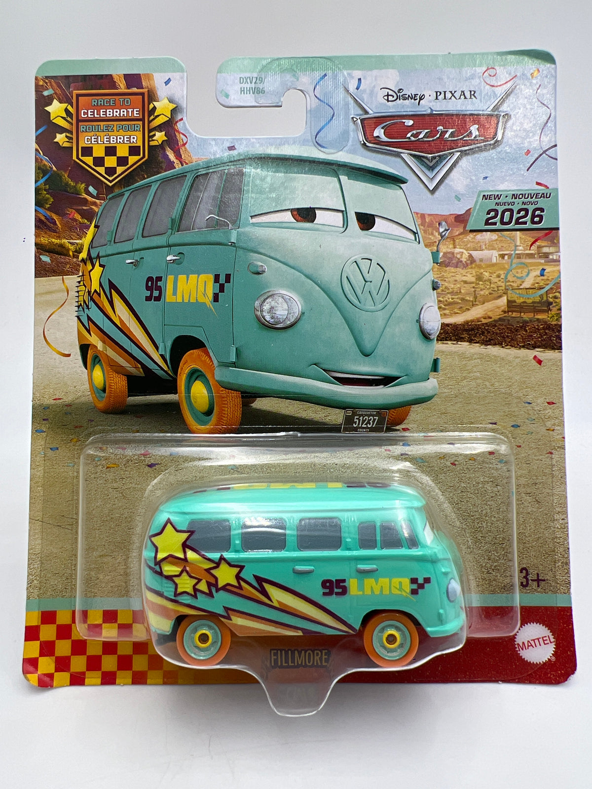 2026 Disney Pixar Cars Race To Celebrate Fillmore 139A