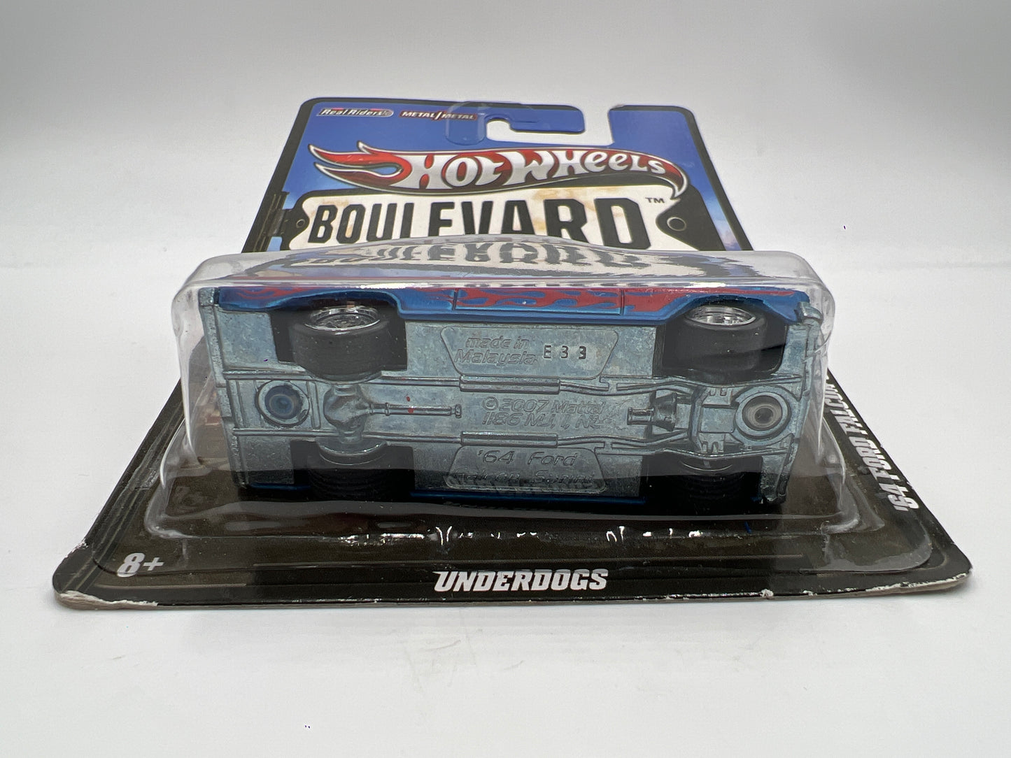 Hot Wheels Boulevard Underdogs 64 Ford Falcon Sprint Blue W/Protector #1