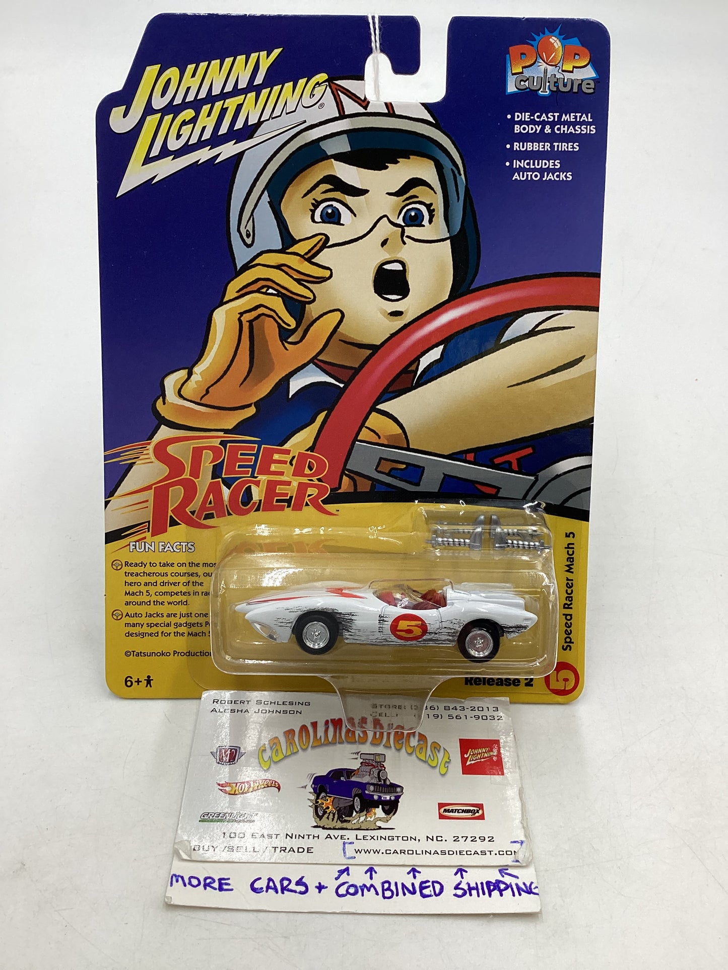 Johnny Lightning Pop Culture Street Racer Speed Racer Mach 5 228F
