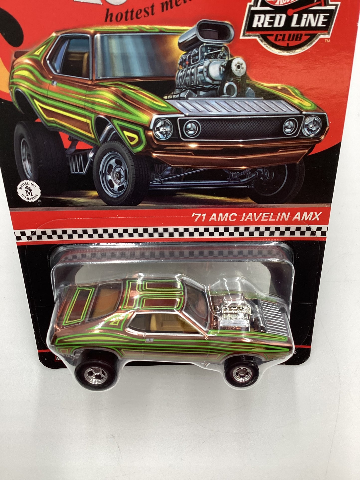 2024 Hot Wheels RLC #24942/30000 71 AMC Javelin AMX Copper/ Green