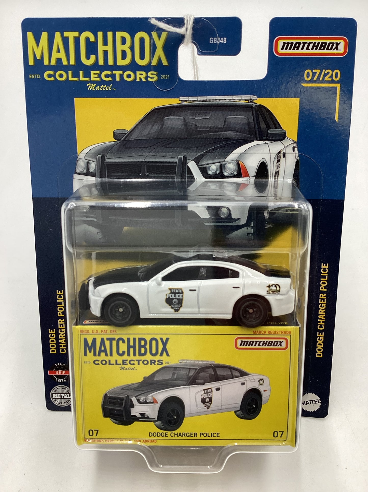 Matchbox Collectors 7/20 Dodge Charger Police 170A