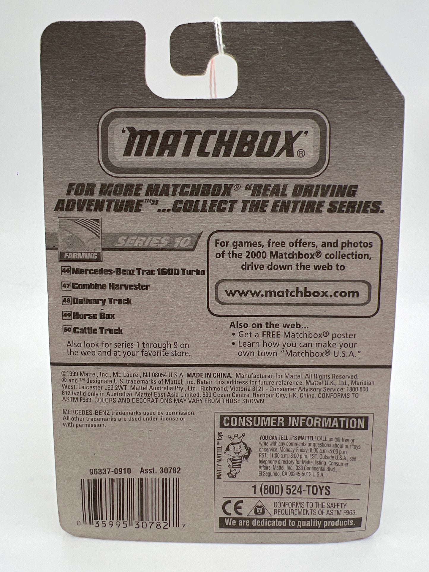 Matchbox Farming #50 Cattle Truck Blue 206H