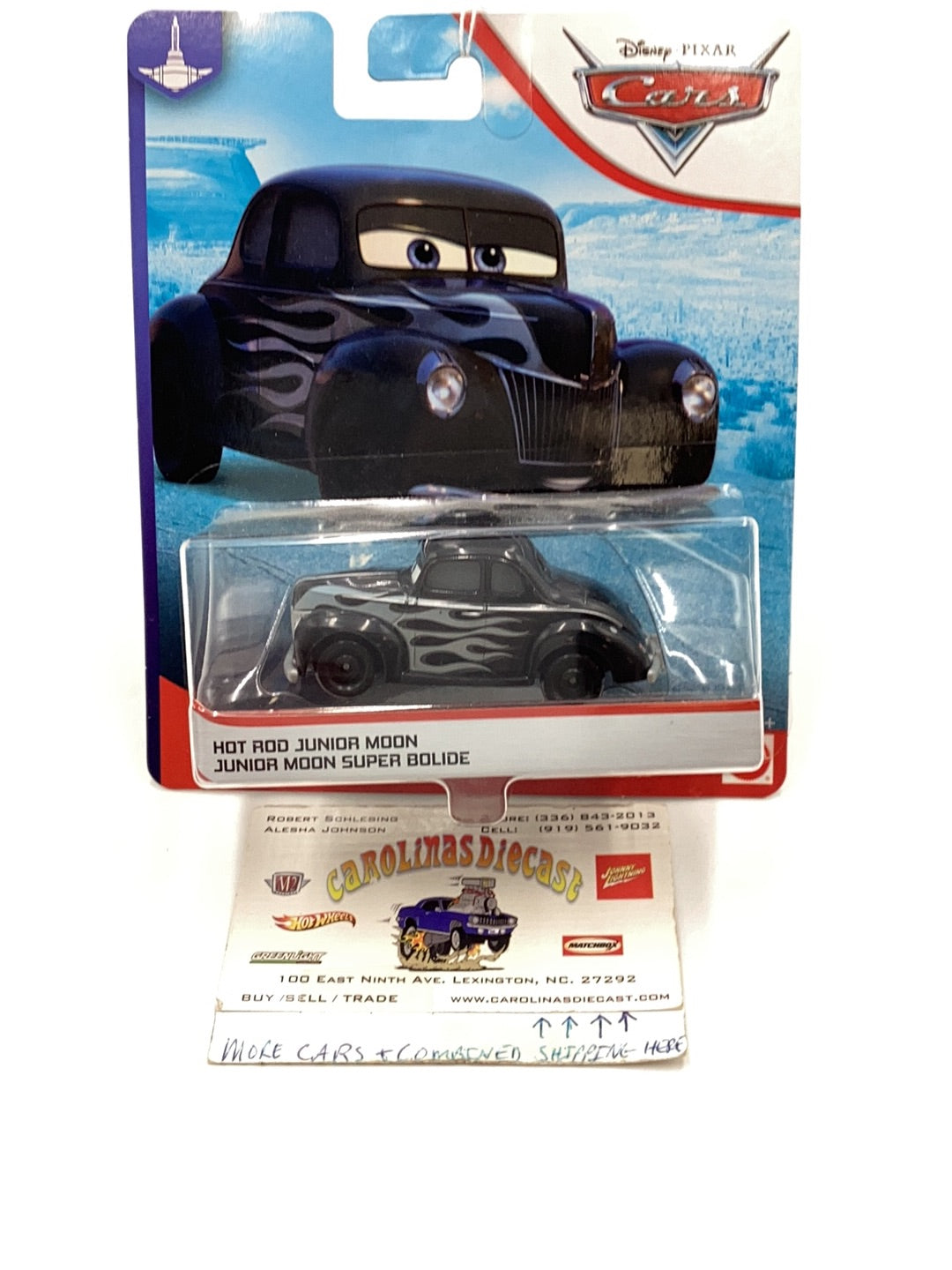 Disney Pixar Cars Hot Rod Junior Moon 142F