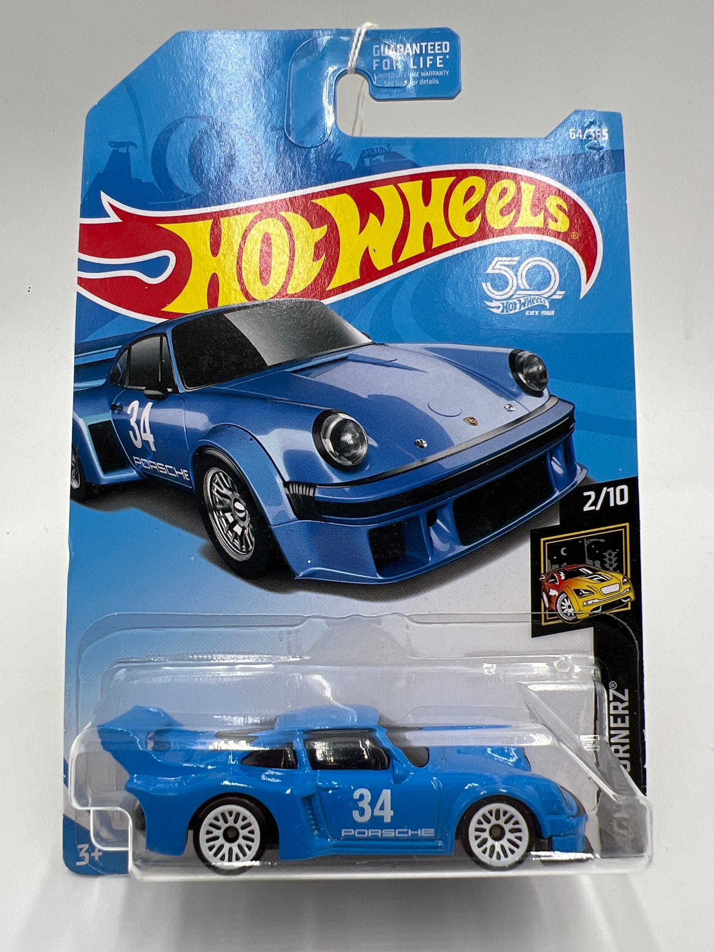 2018 Hot Wheels Nightburnerz #64 Porsche 934.5 Blue