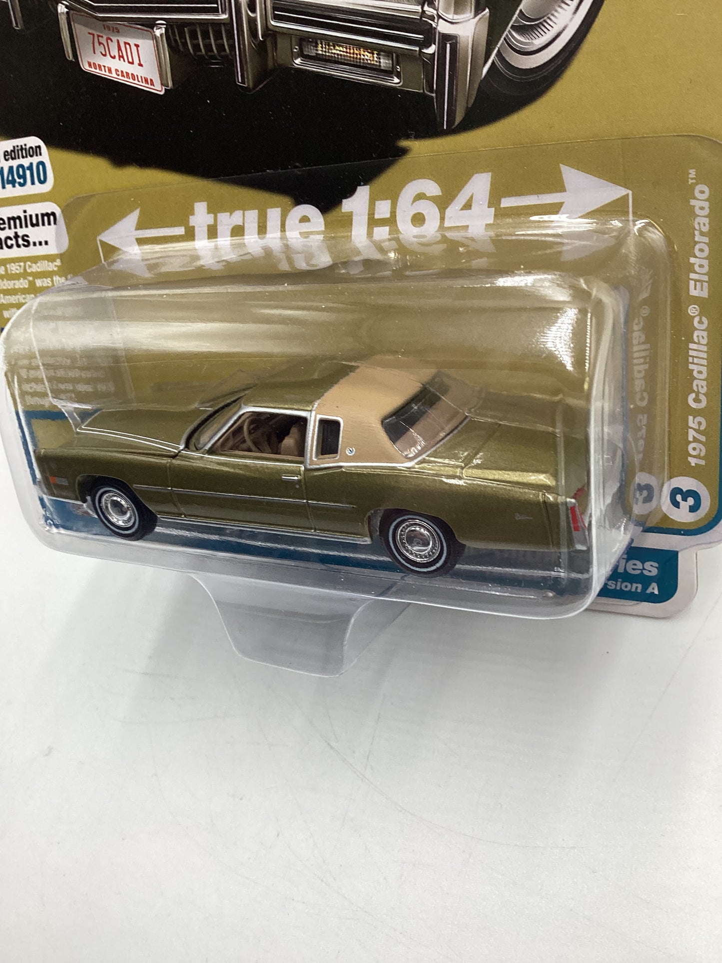 Auto World Luxury Cruisers Release 1 Version A 1975 Cadillac Eldorado Gold 183F