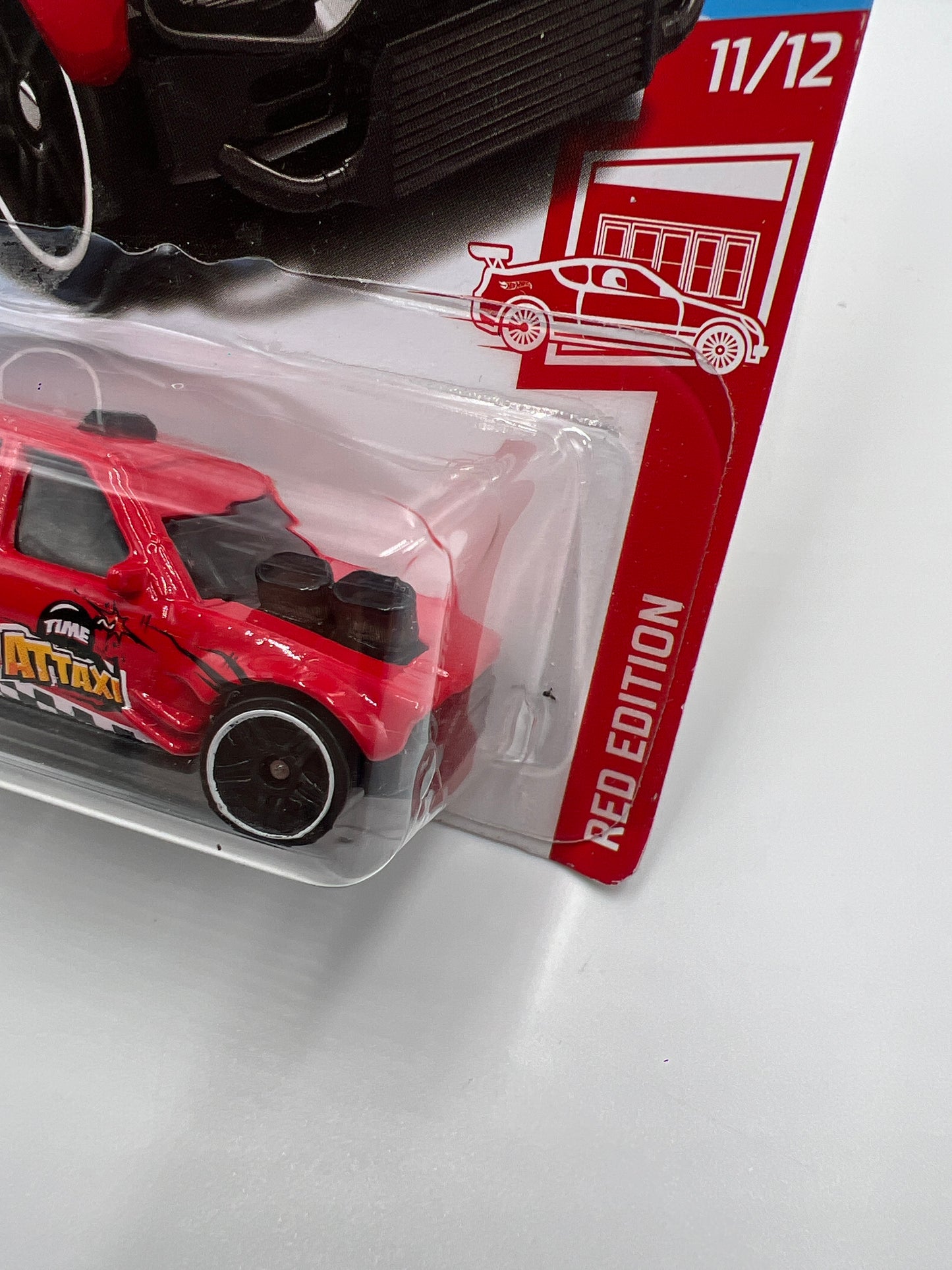 2018 Hot Wheels Target Exclusive Red Edition Time Attaxi Red 146G