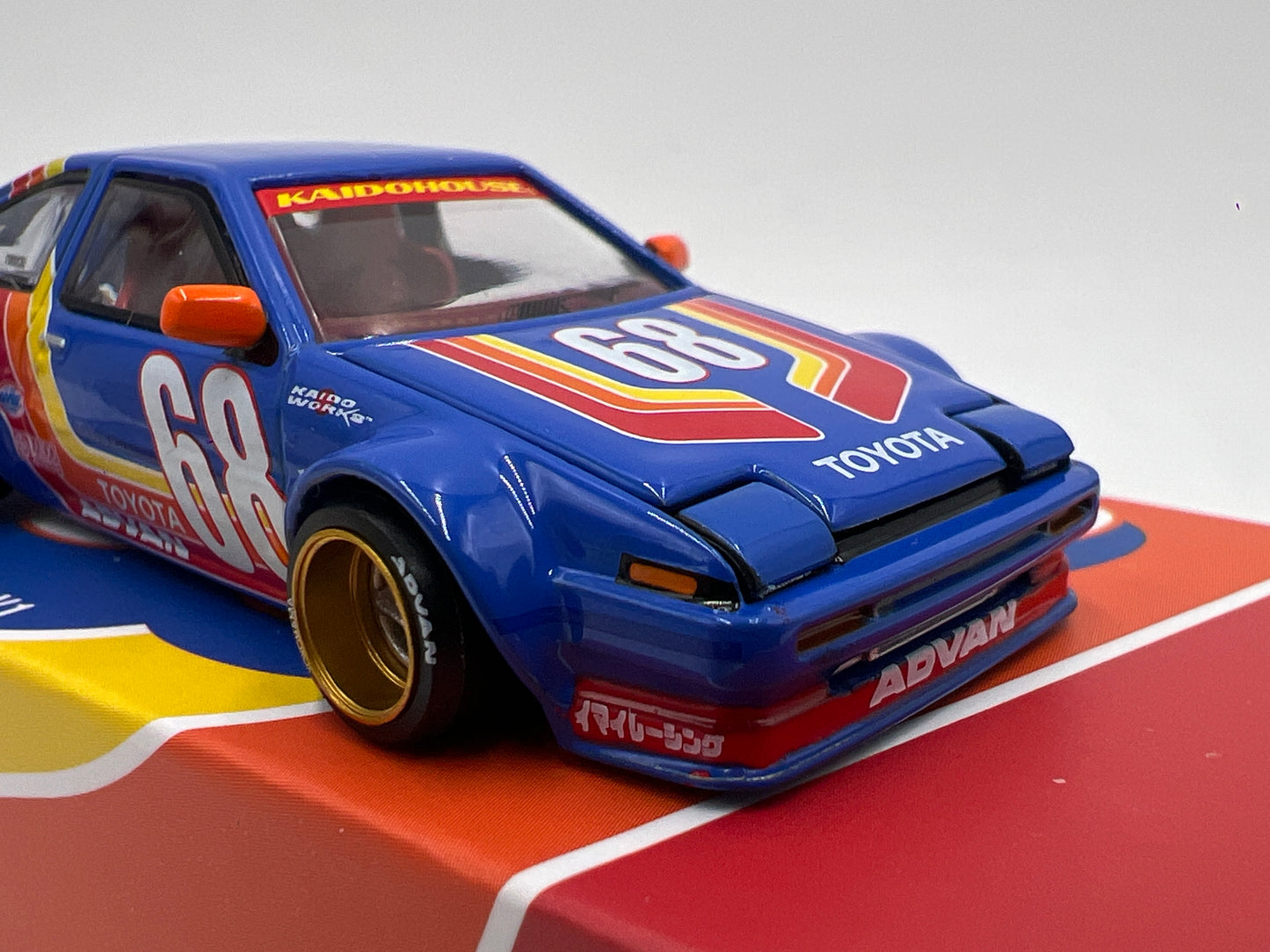 Mini GT Kaido House #196 Toyota AE86 Sprinter Trueno Kaido Racing V1 Blue