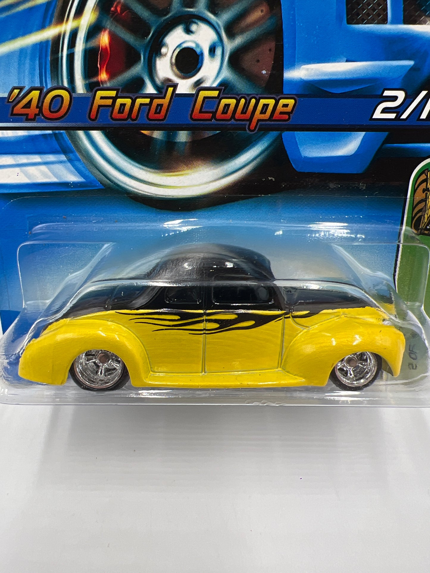 2006 Hot Wheels T-Hunt Series #40 40 Ford Coupe Yellow/Black W/Real Riders