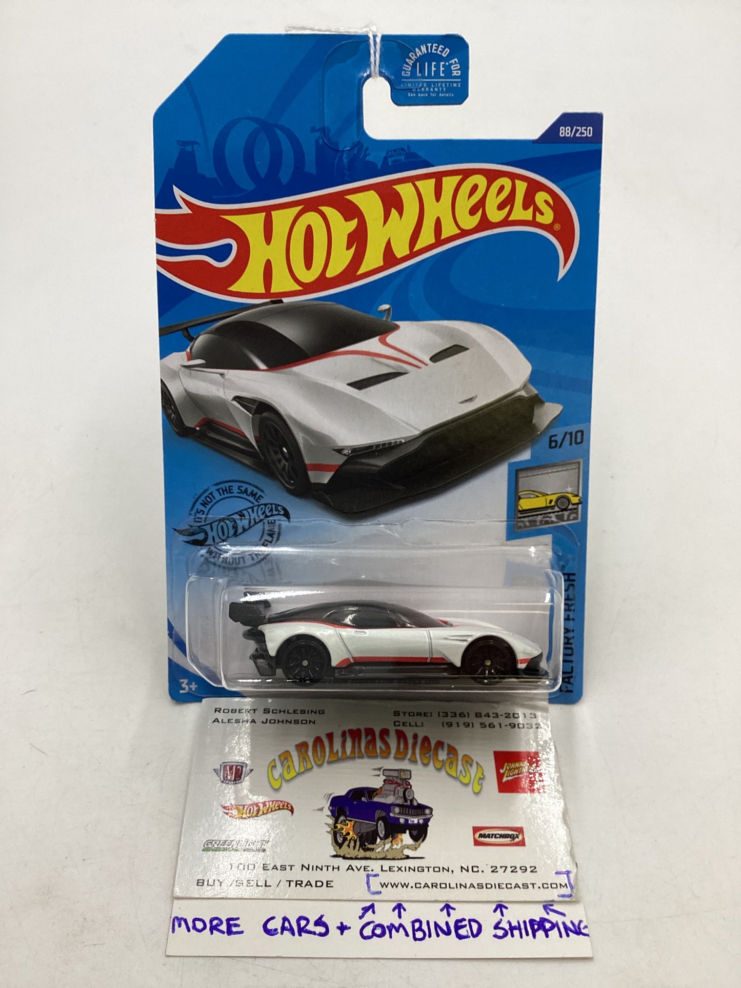 2020 Hot Wheels #088 Aston Martin Vulcan 106C