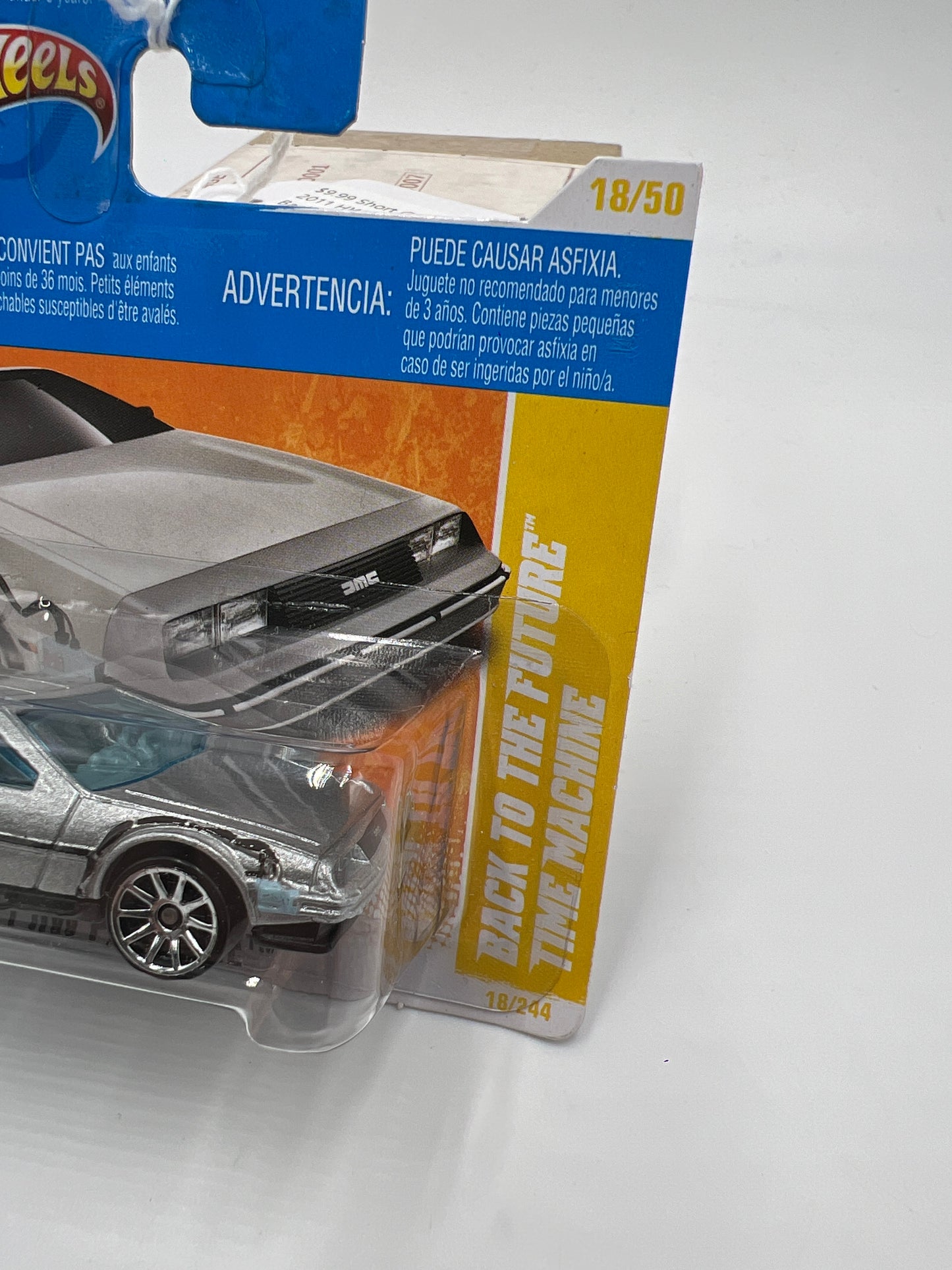 2011 HW Premiere #18 Back To The Future Time Machine Short Card