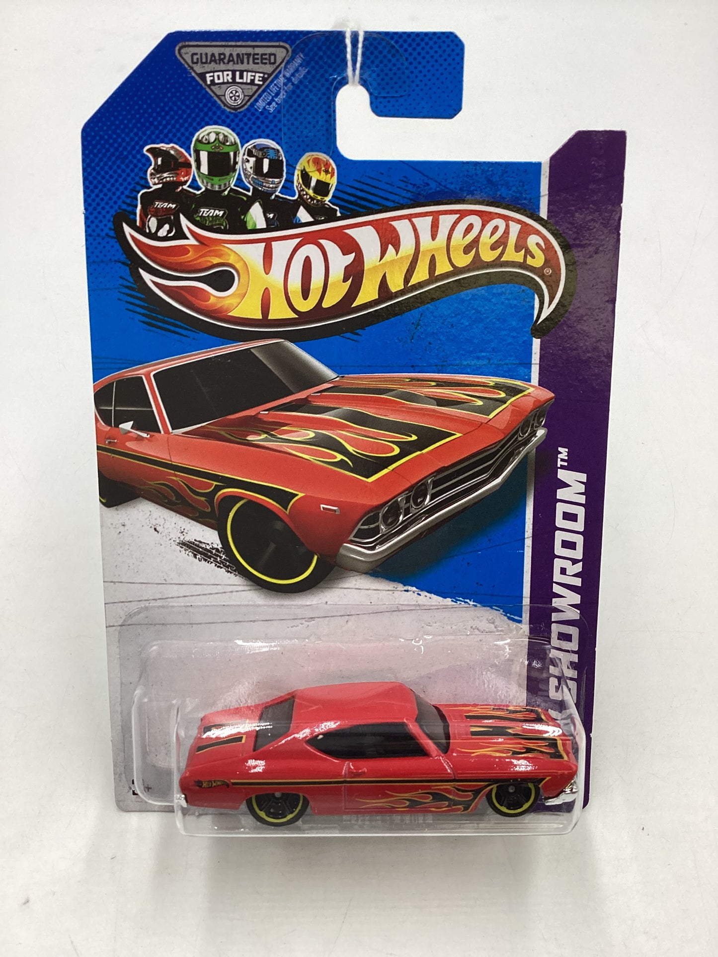 2013 Hot Wheels #214 69 Chevelle SS 396 Red 1C