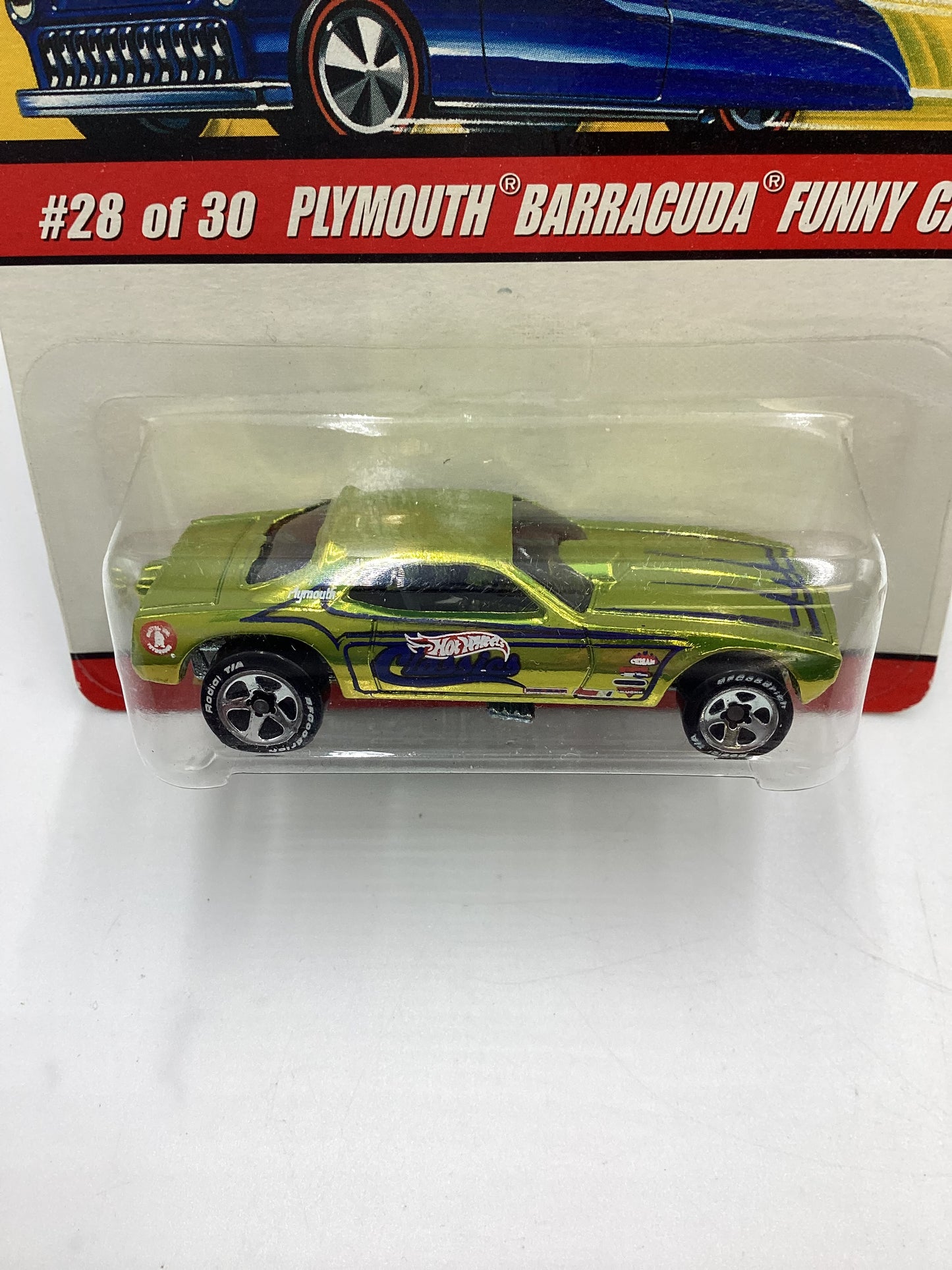 Hot Wheels Classics Series 2 #28 Snake Plymouth Barracuda Funny Car Antifreeze SR