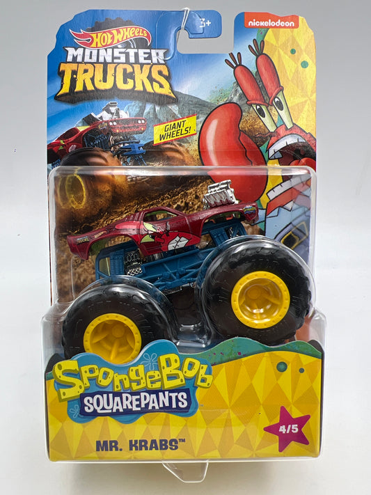 Hot Wheels Monster Trucks SpongeBob Series #4 Mr Krabs