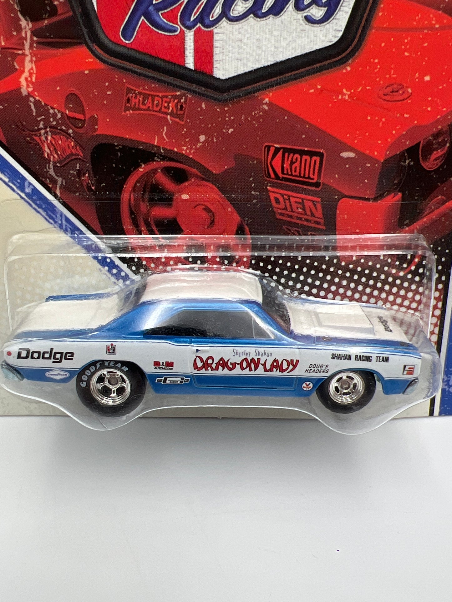 Hot Wheels Premium Vintage Racing #7 Shirley Shahans 68 Dart Drag-On Lady W/Protector